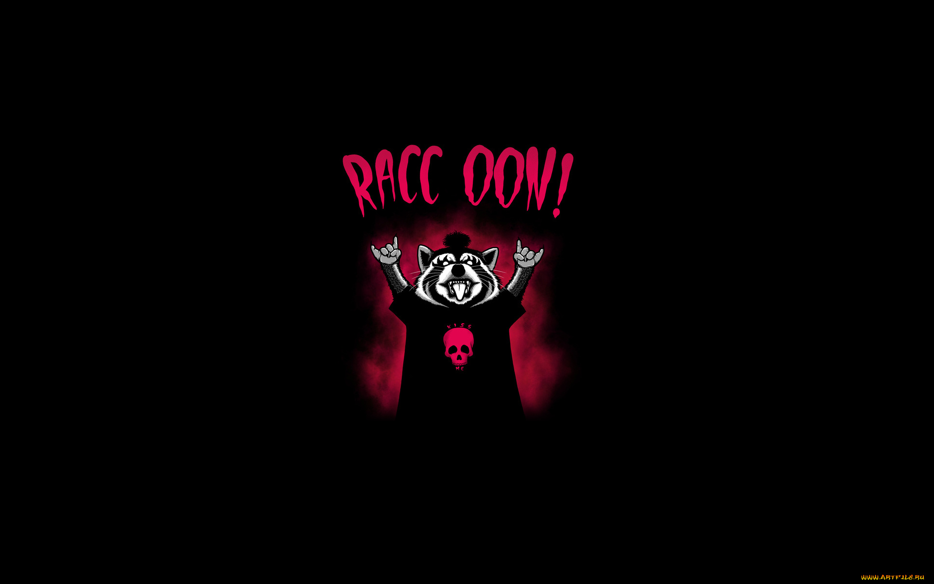 енот, хеви, метал, рисованные, минимализм, heavy, metal, енот, raccoon