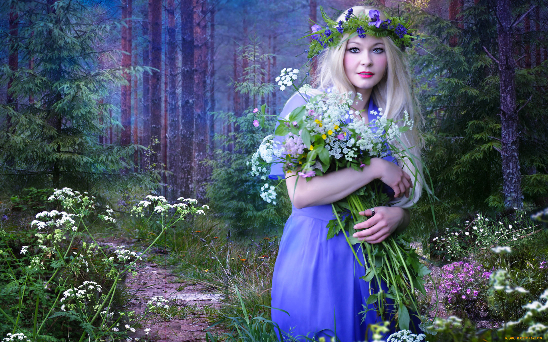 фэнтези, -временный, , не, выбирать, букет