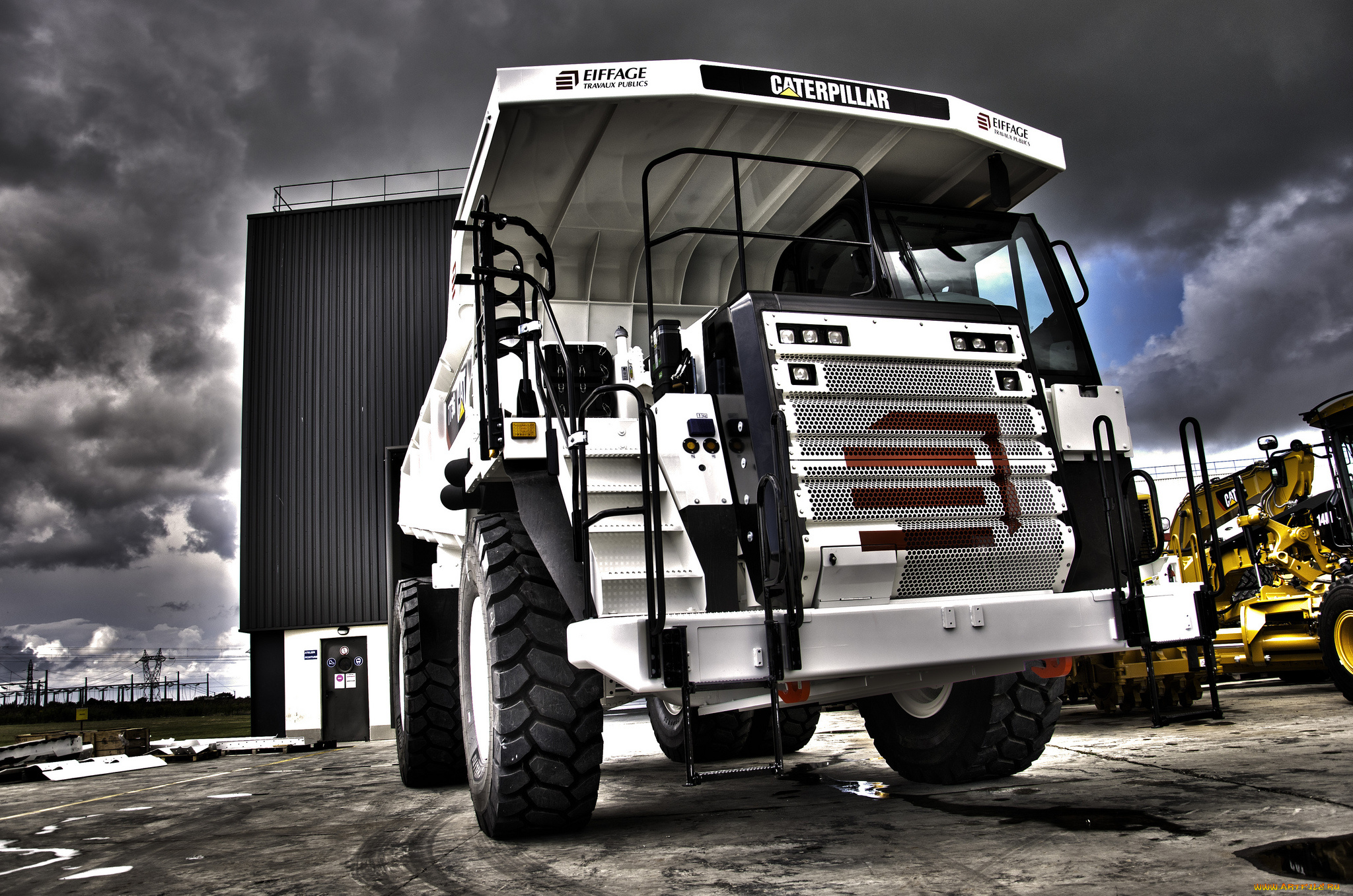 техника, строительная, техника, тяжелый, карьерный, самосвал