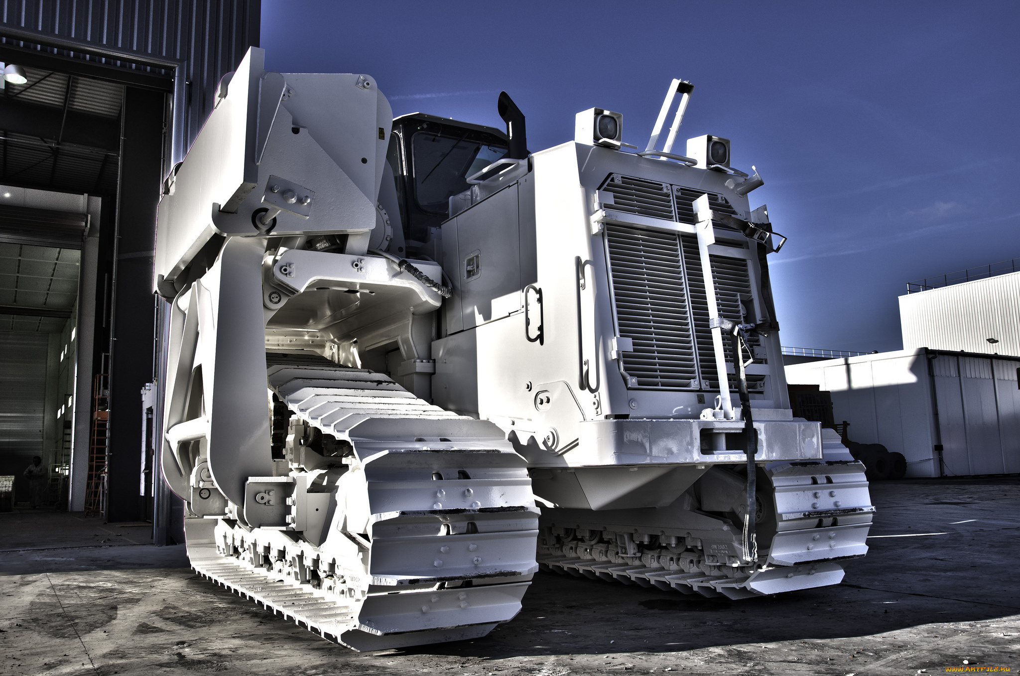 техника, тракторы, на, гусенецах, тяжелый, гусеничный, трактор