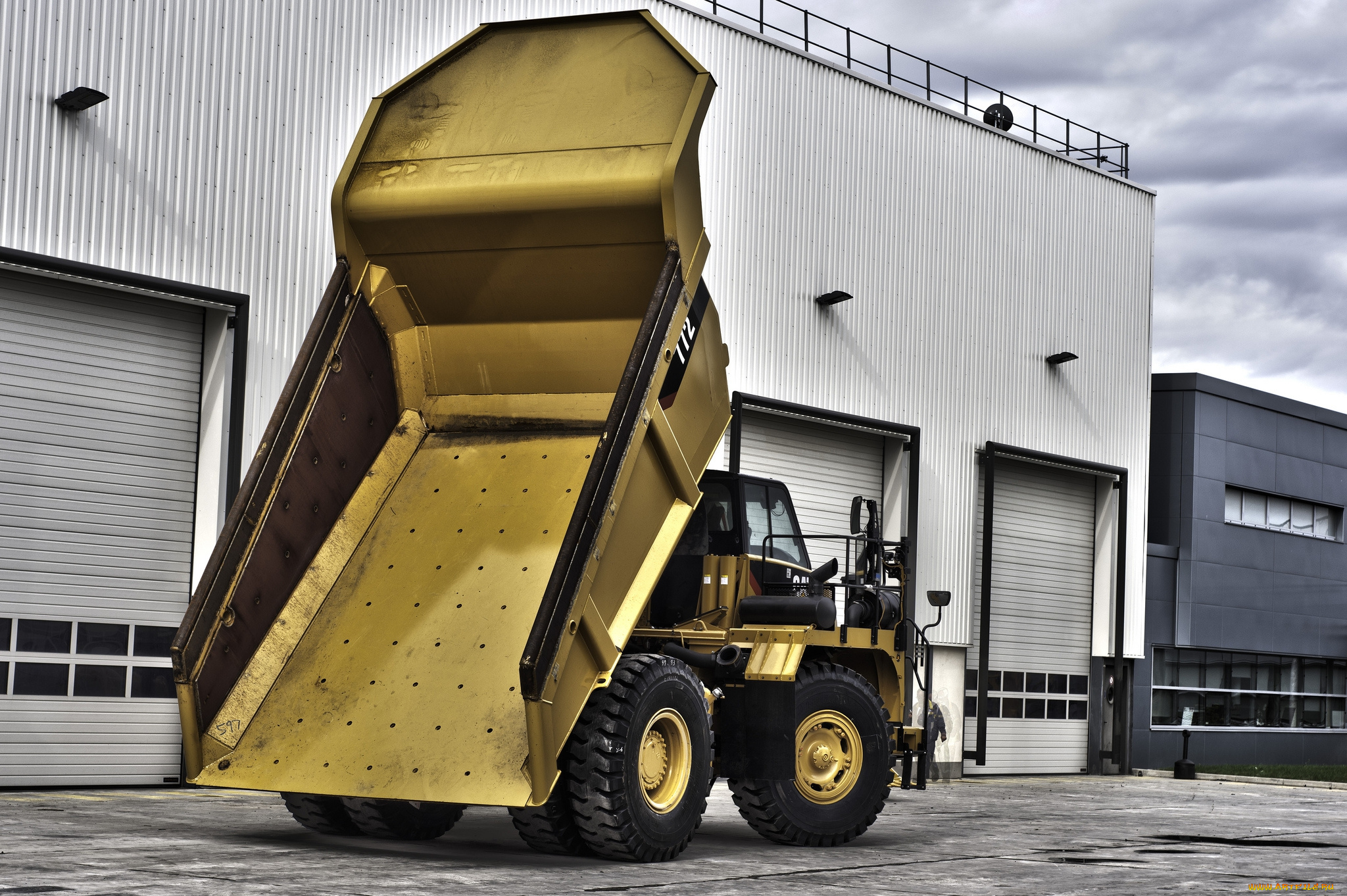 техника, строительная, техника, карьерный, самосвал, тяжелый