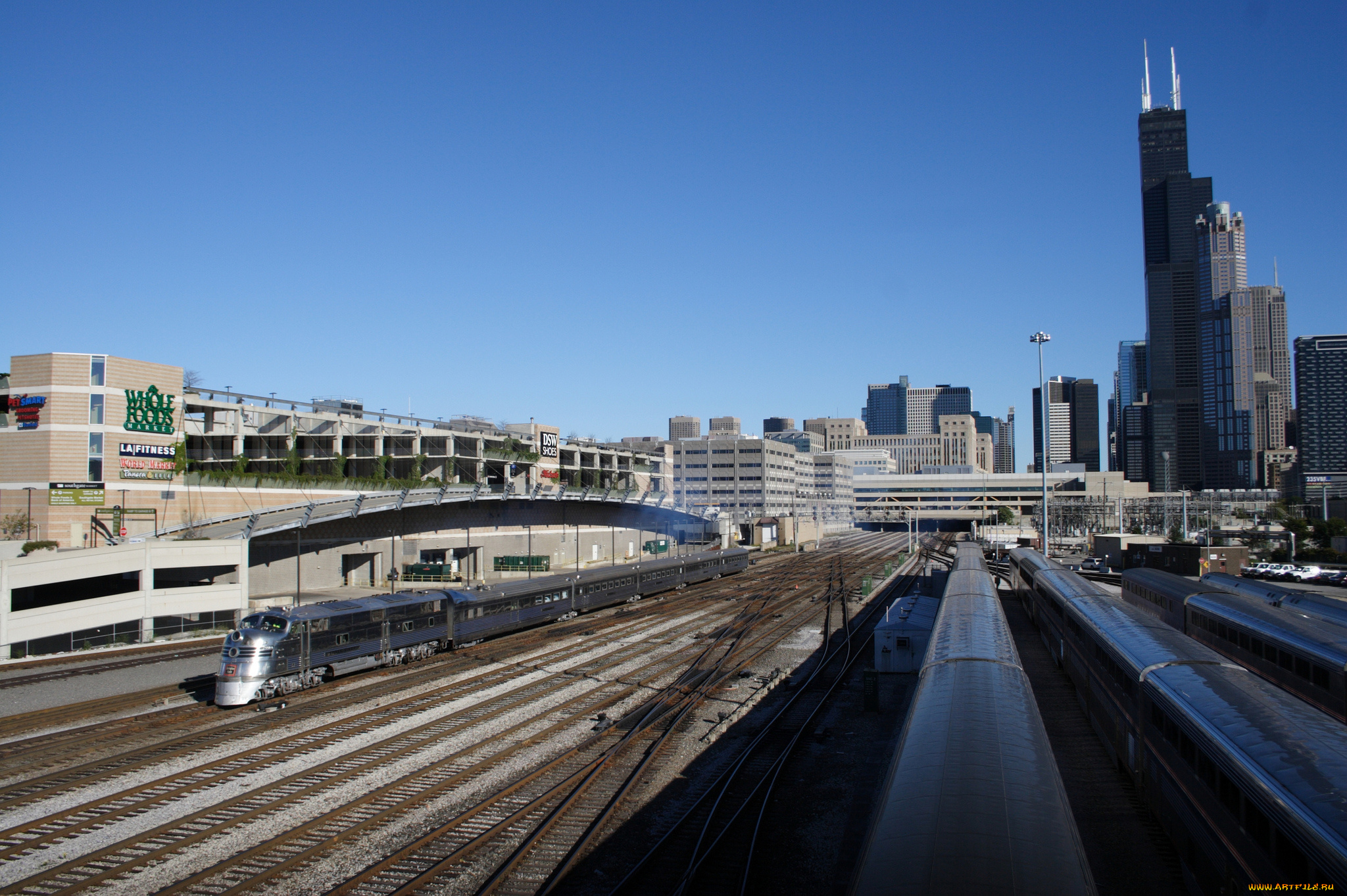 техника, поезда, состав, локомотив, рельсы