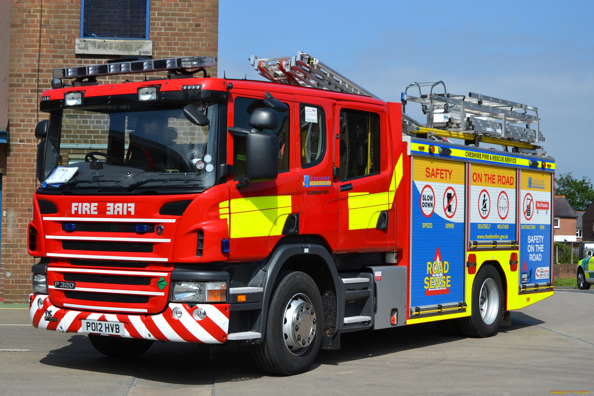 автомобили, пожарные, машины, автомобиль, спецтехника, пожарный, красный, колеса, дорога