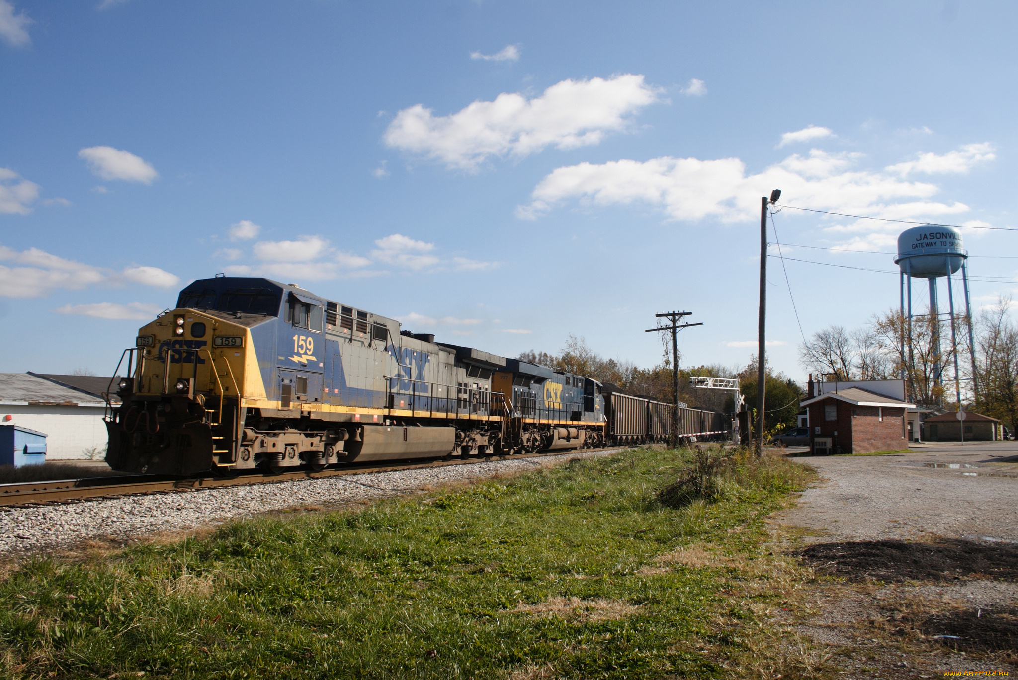 техника, поезда, локомотив, рельсы, состав