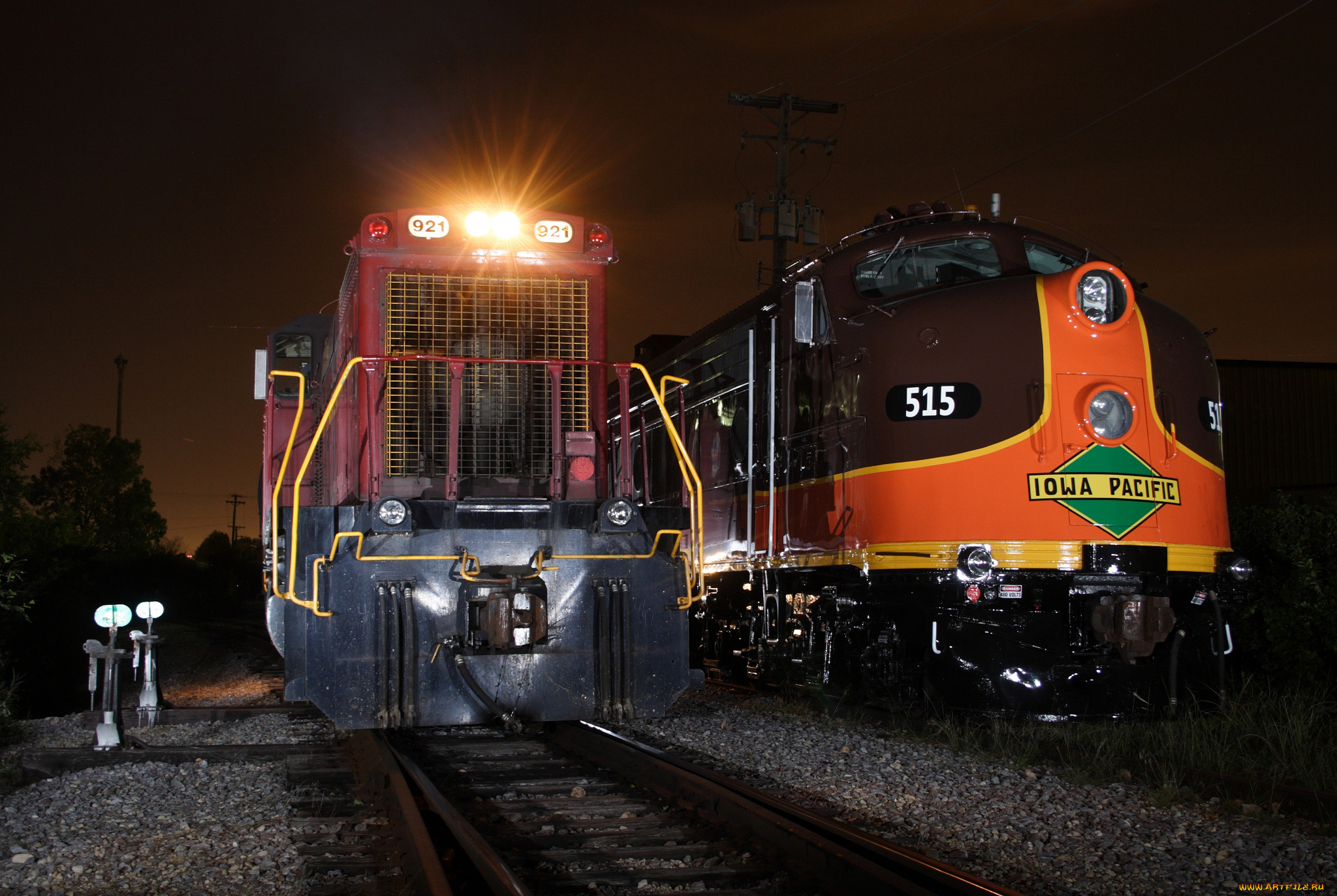 техника, поезда, локомотив, рельсы, состав