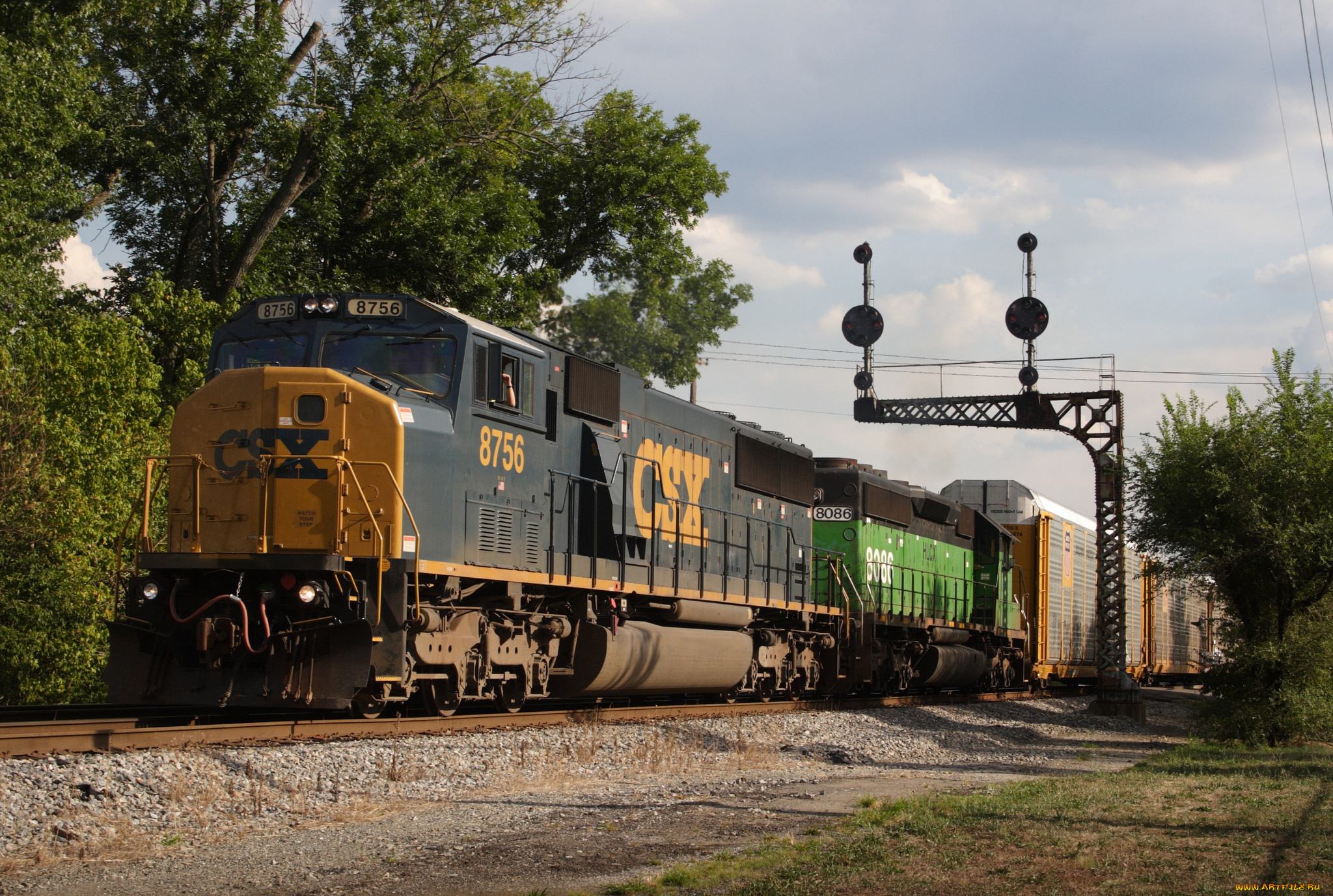 техника, поезда, состав, рельсы, локомотив