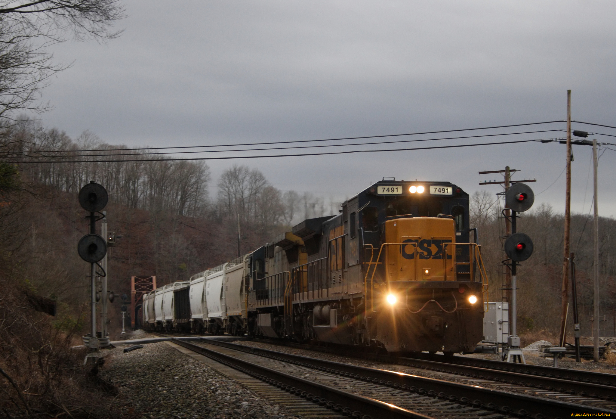 техника, поезда, состав, локомотив, рельсы