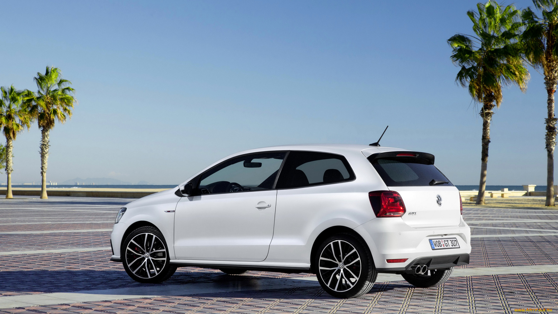2014, volkswagen, polo, gti, автомобили, volkswagen, белый, металлик, polo