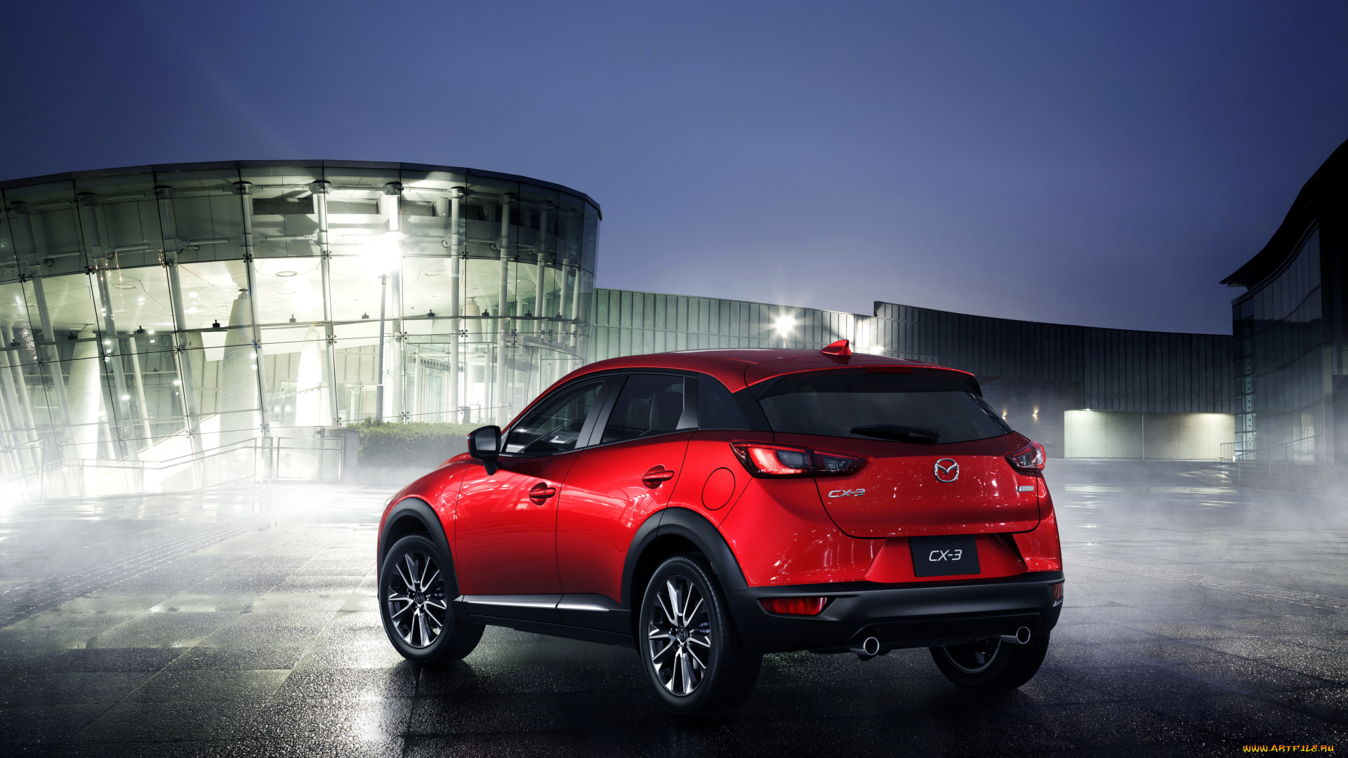 2015, mazda, cx-3, автомобили, mazda, металлик, красный