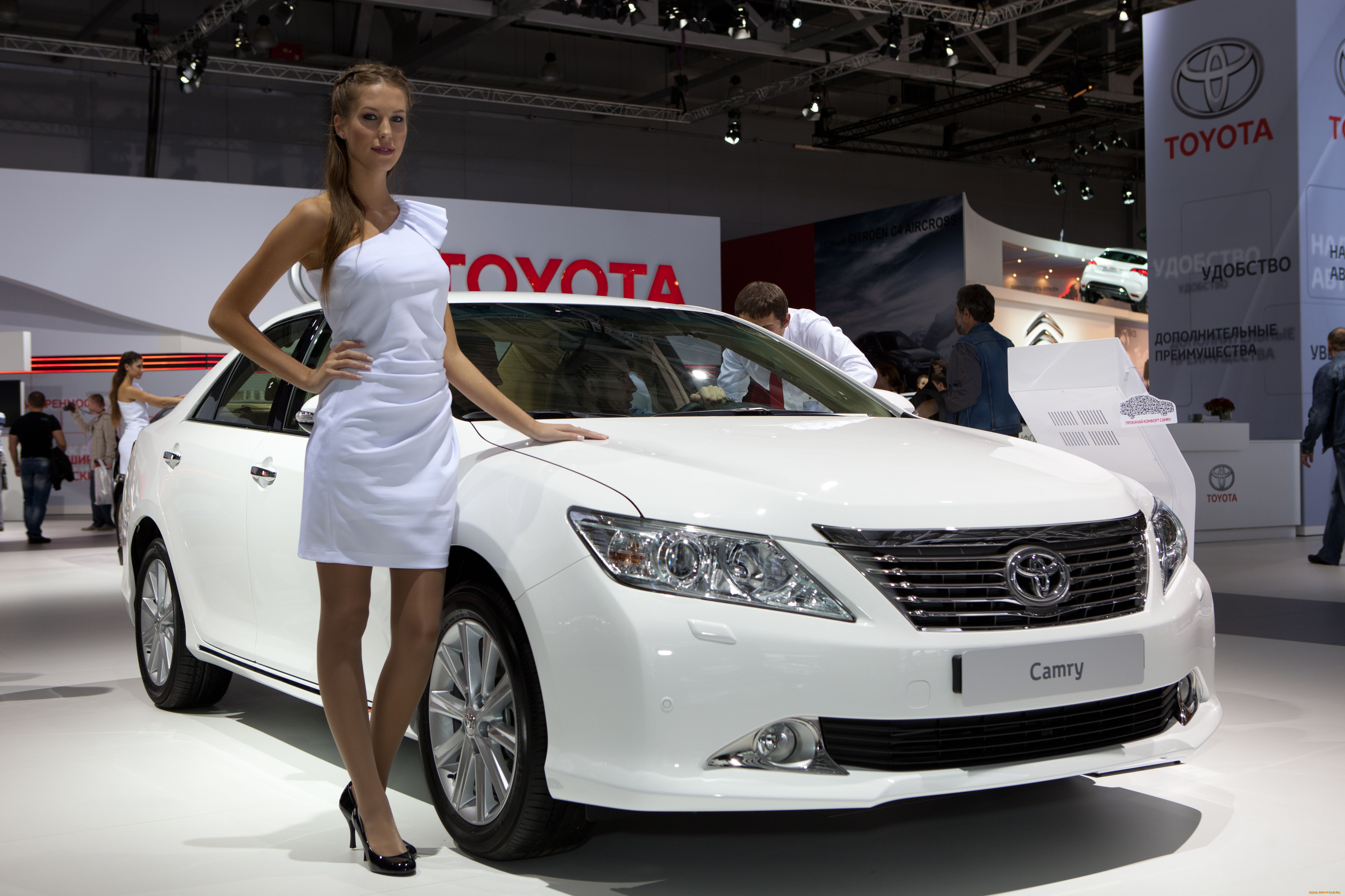 автомобили, -авто, с, девушками, 3