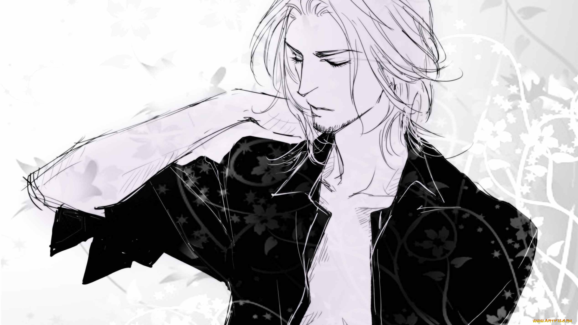 аниме, hetalia, , axis, powers, франция, секси, фон, парень, арт