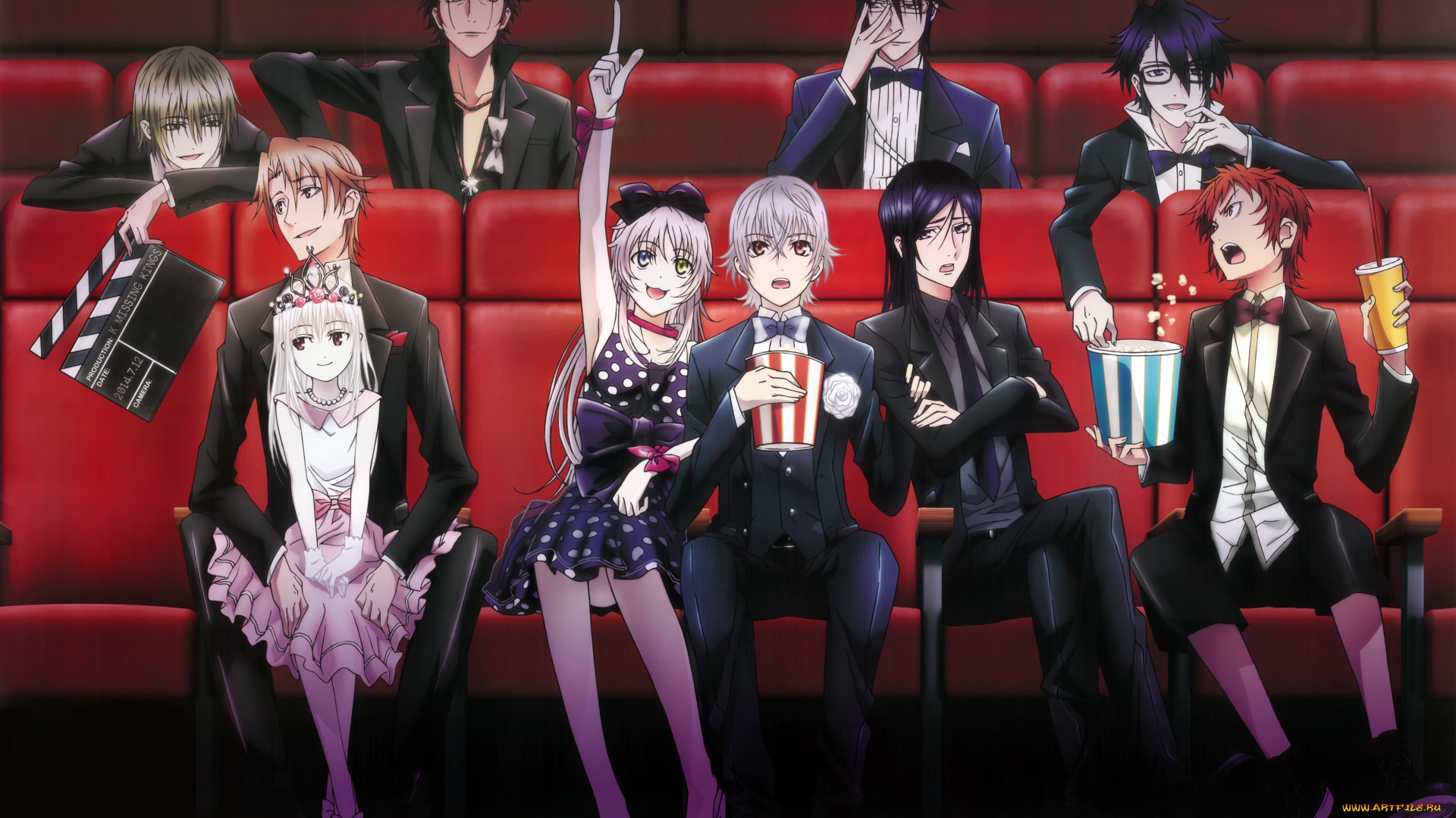 аниме, k, project, неко, анна, девочка, парни, проект, кей