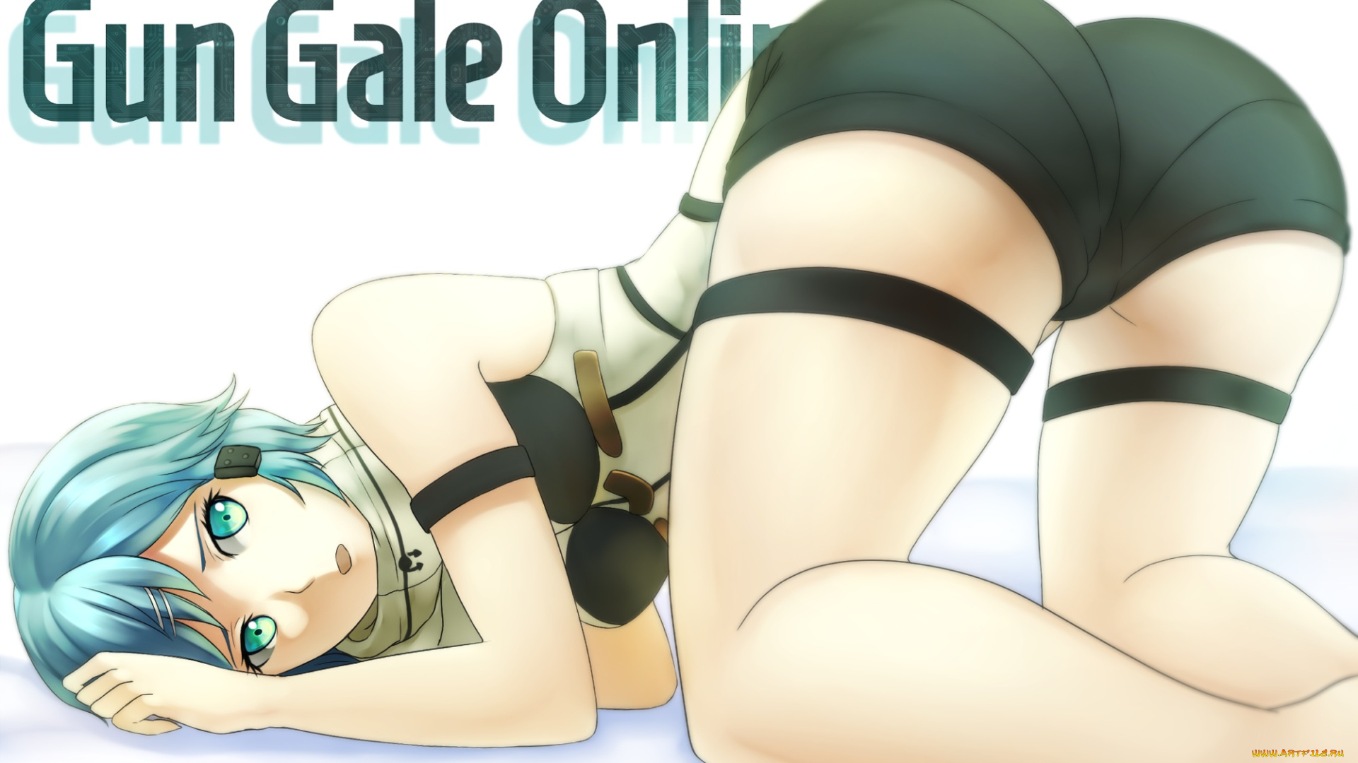 аниме, sword, art, online, sao, shinon, gun, gale, online, ragecndy