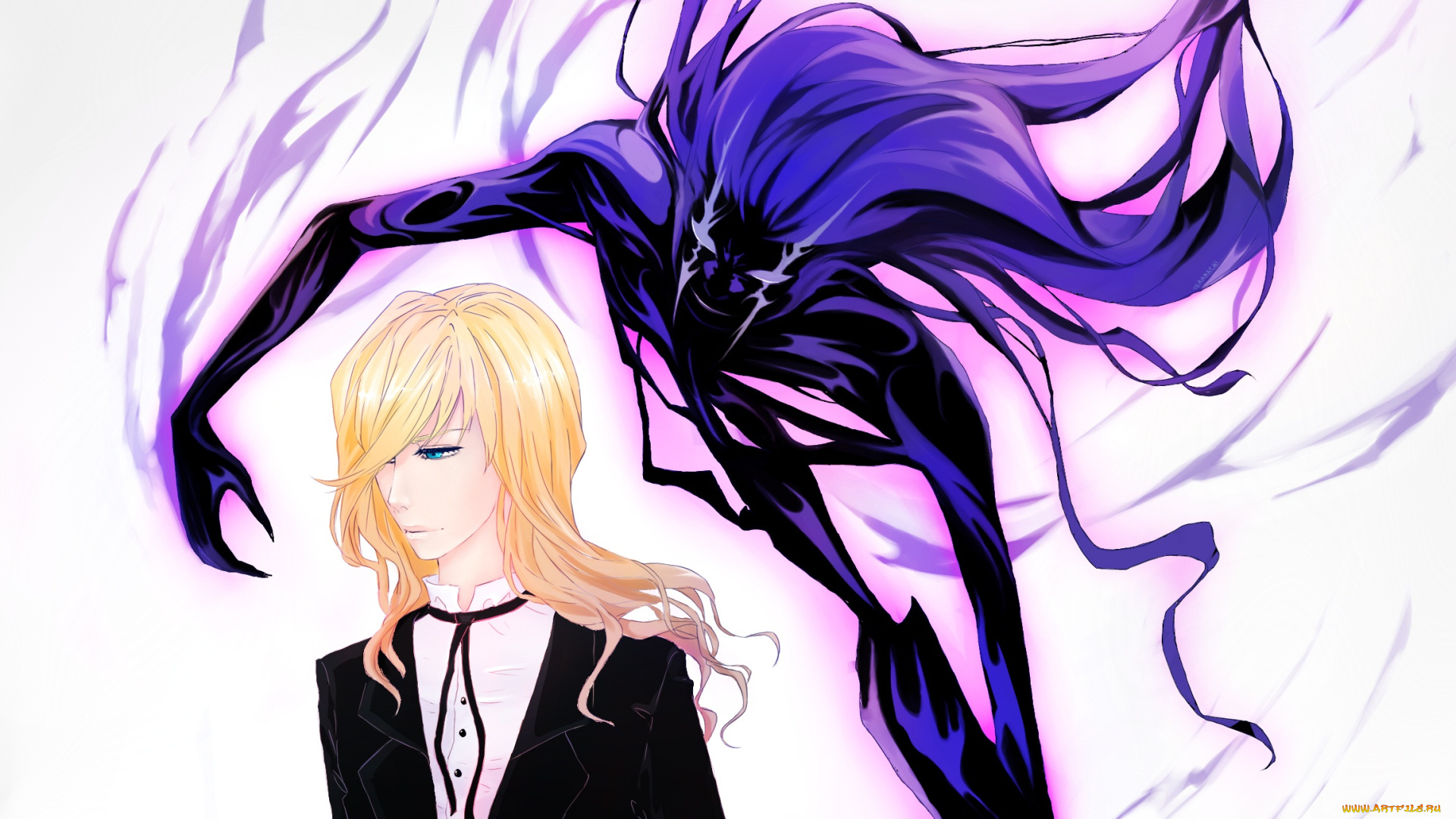 аниме, животные, , существа, монстр, арт, парень