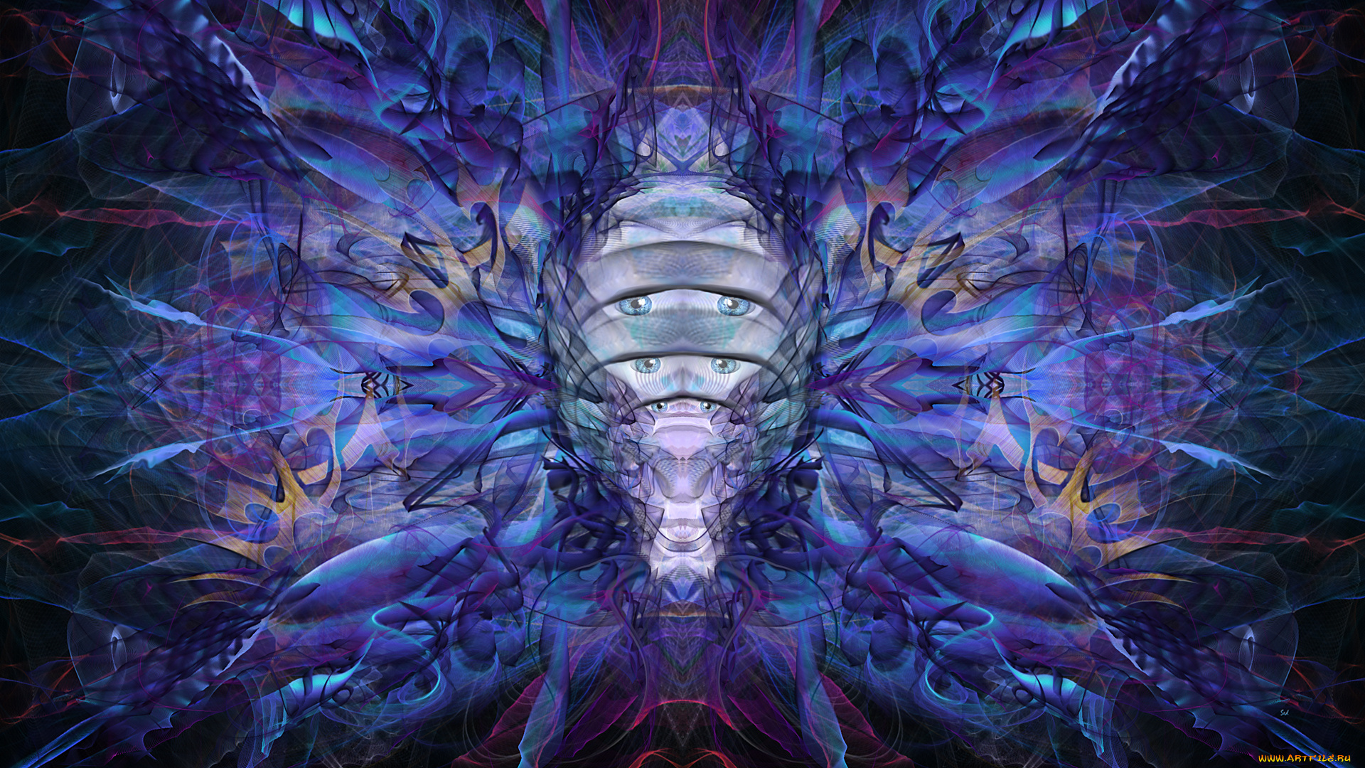 3д, графика, абстракция, , abstract, узор, цвета, фон