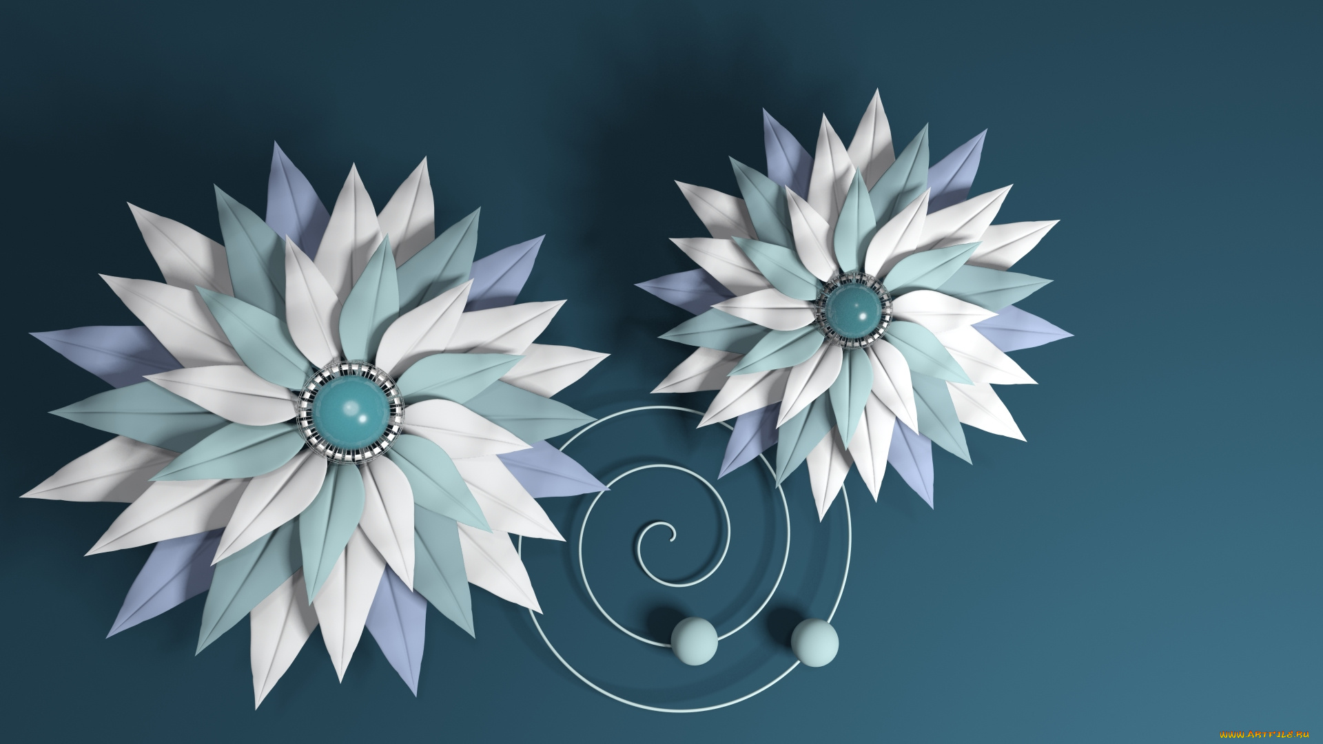 3д, графика, цветы, , flowers, лепестки, цветок, фон