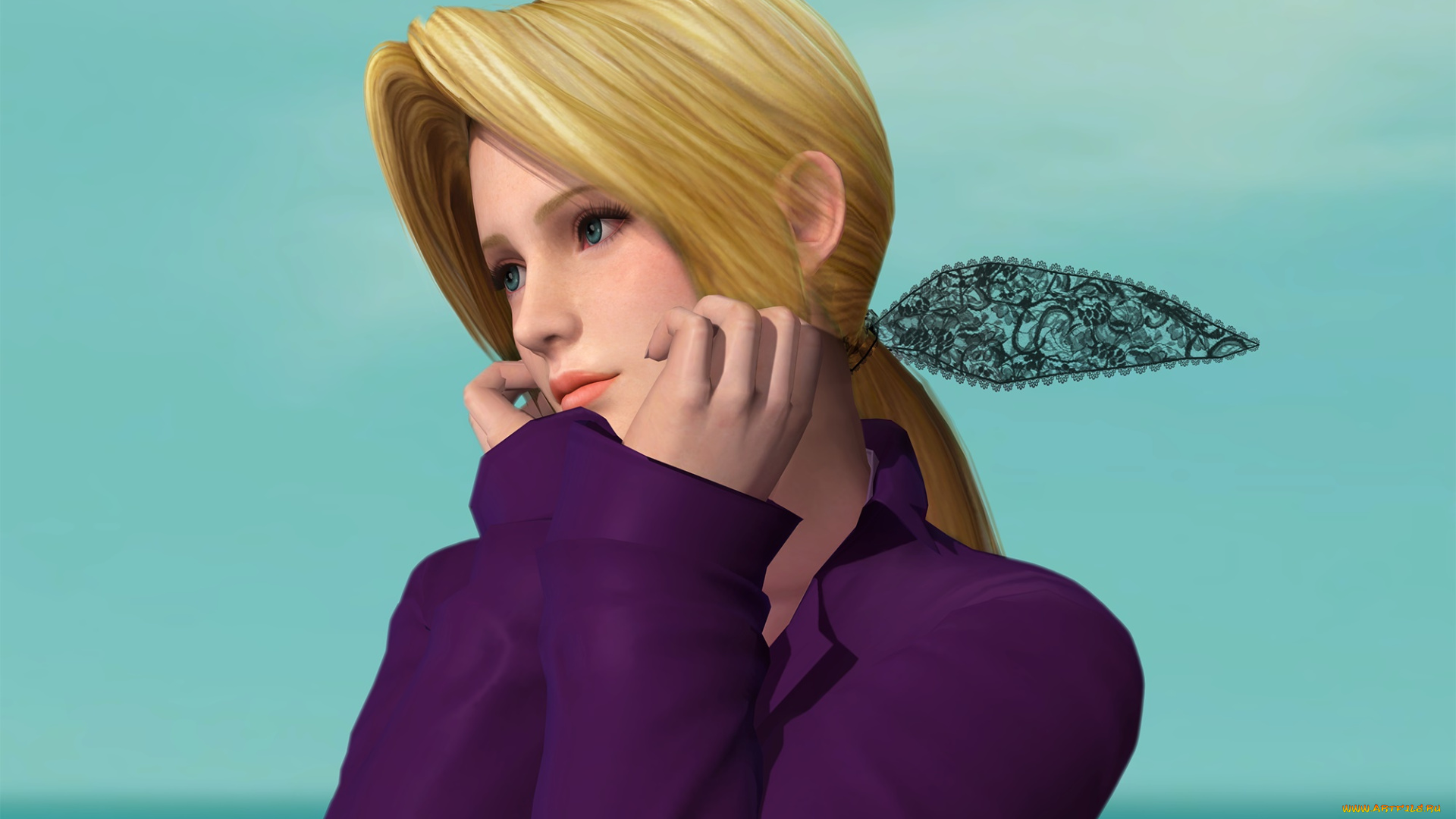 3д, графика, портрет, , portraits, фон, девушка, взгляд