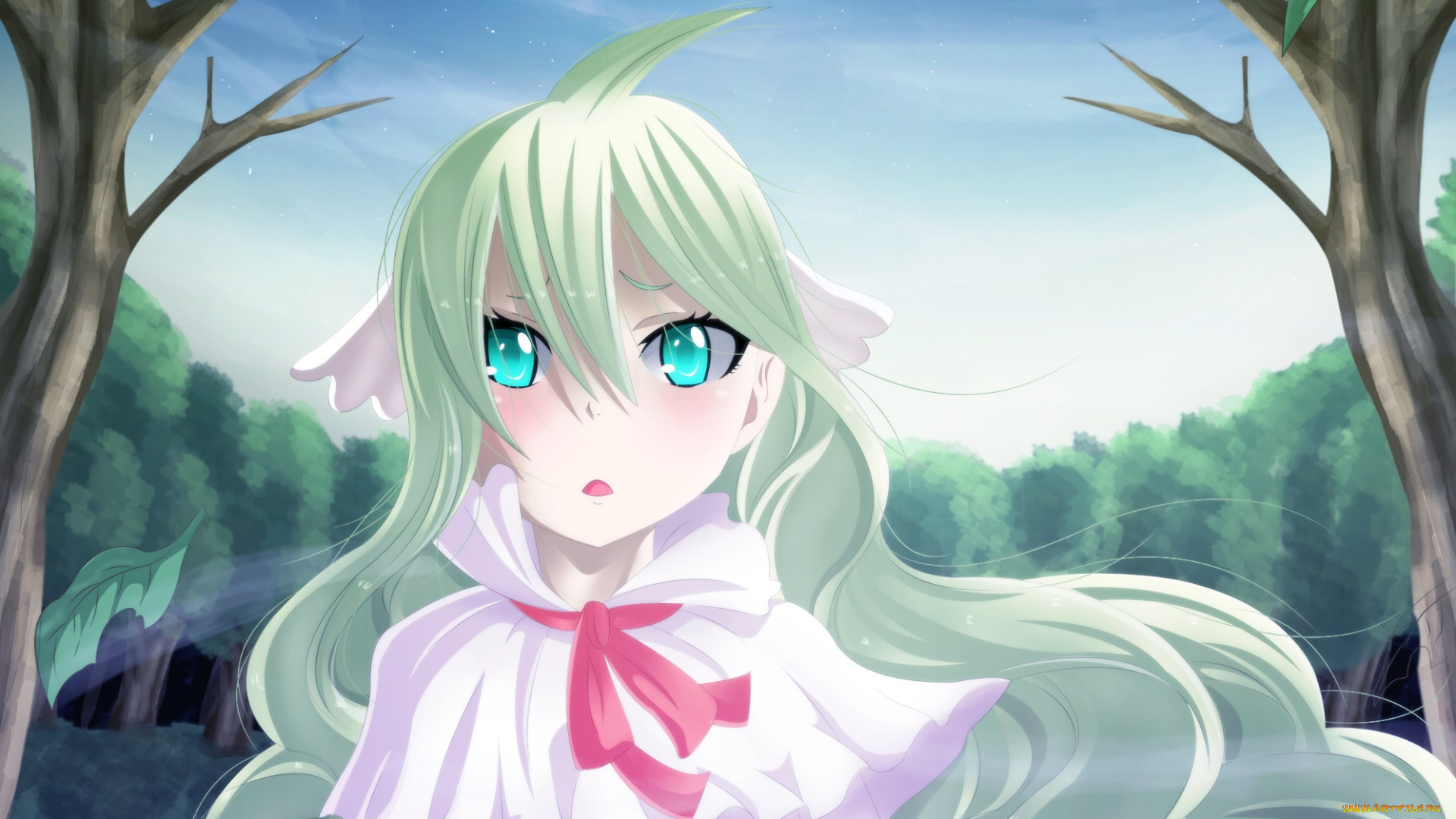 аниме, fairy, tail, девушка, фон, взгляд