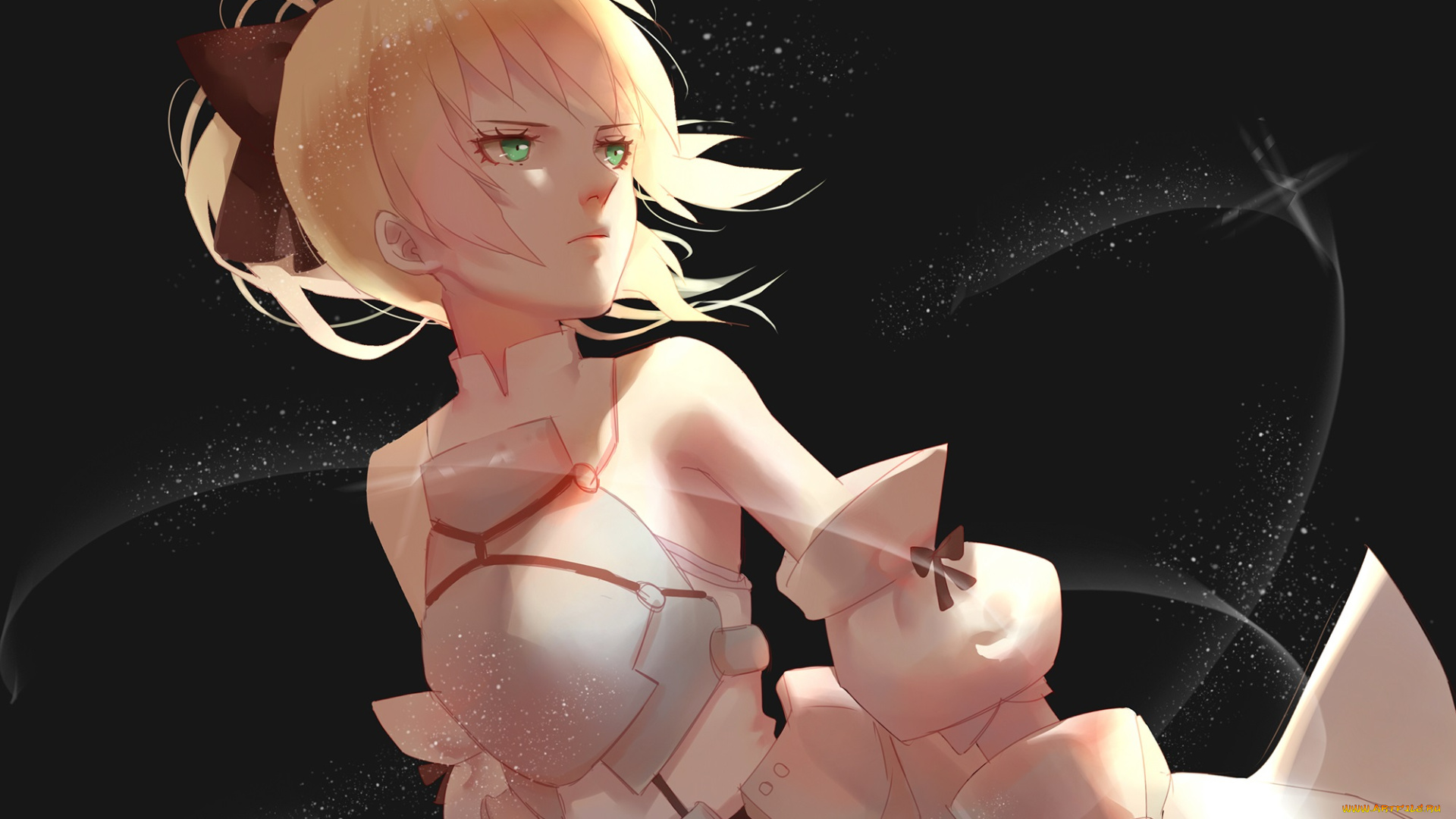 аниме, fate, stay, night, saber