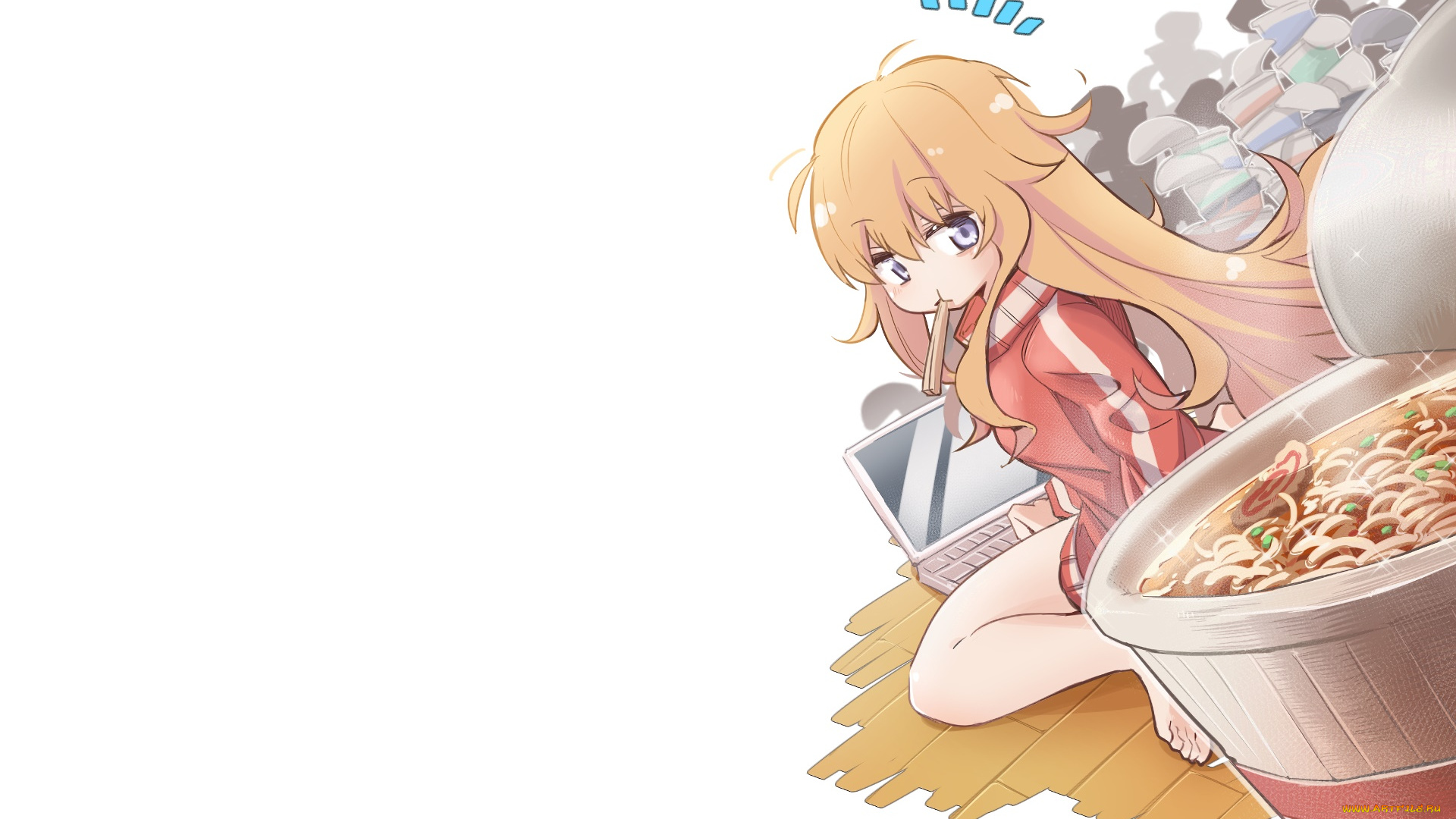 аниме, gabriel, dropout, девушка, фон, взгляд