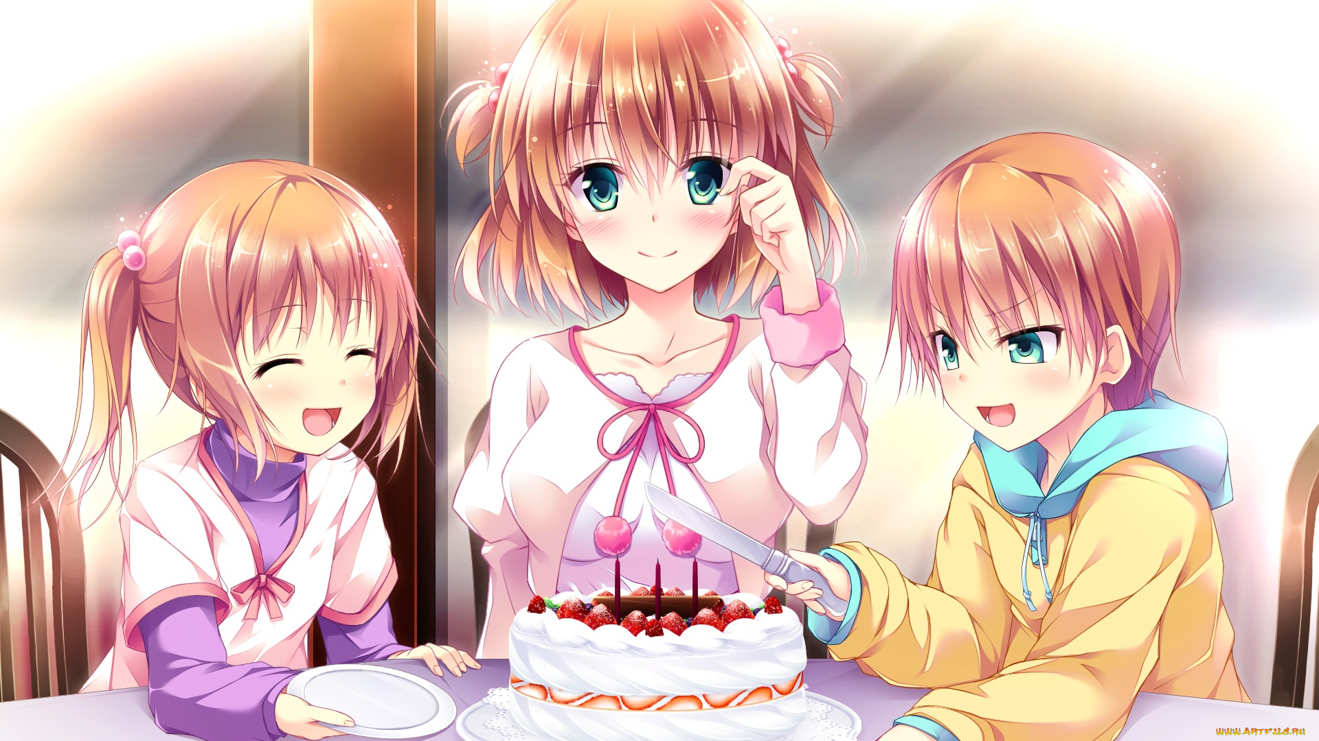 аниме, golden, marriage, ume, kasumi, tange, momo