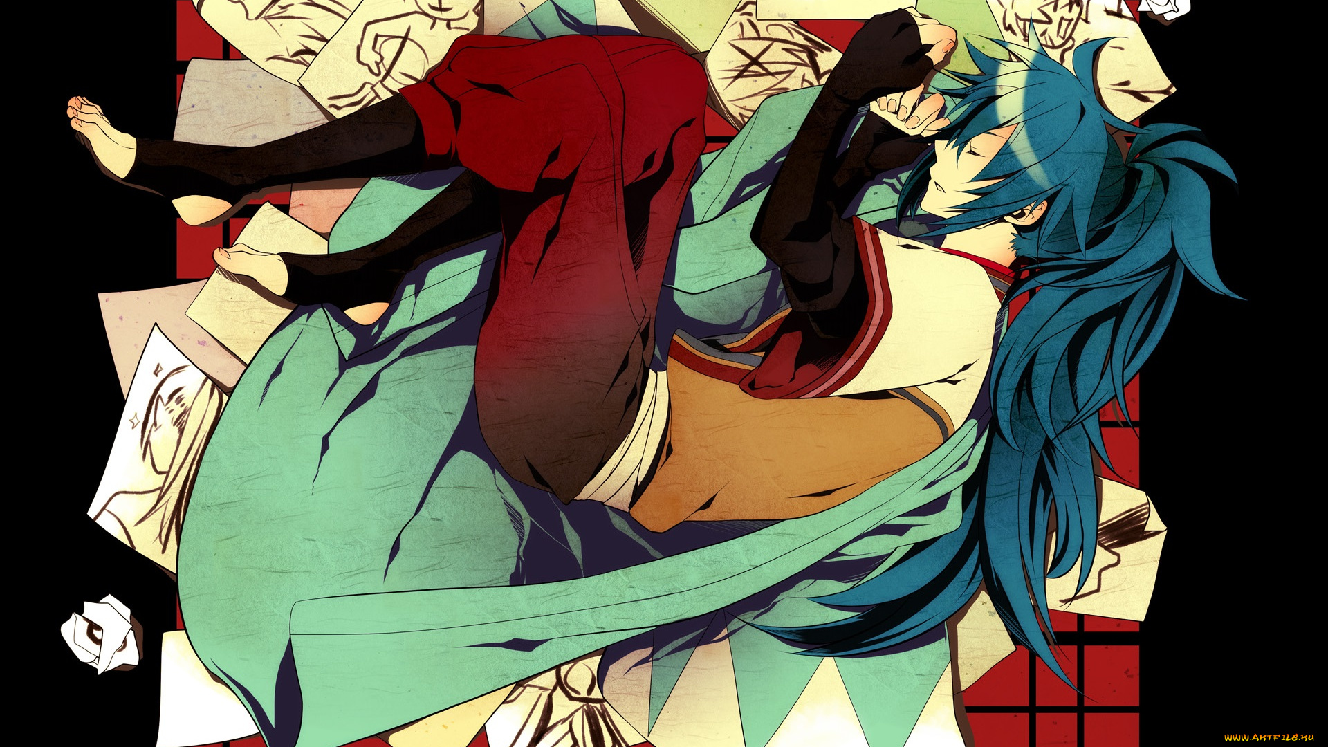 аниме, hakuouki, ryunosuke, ibuki