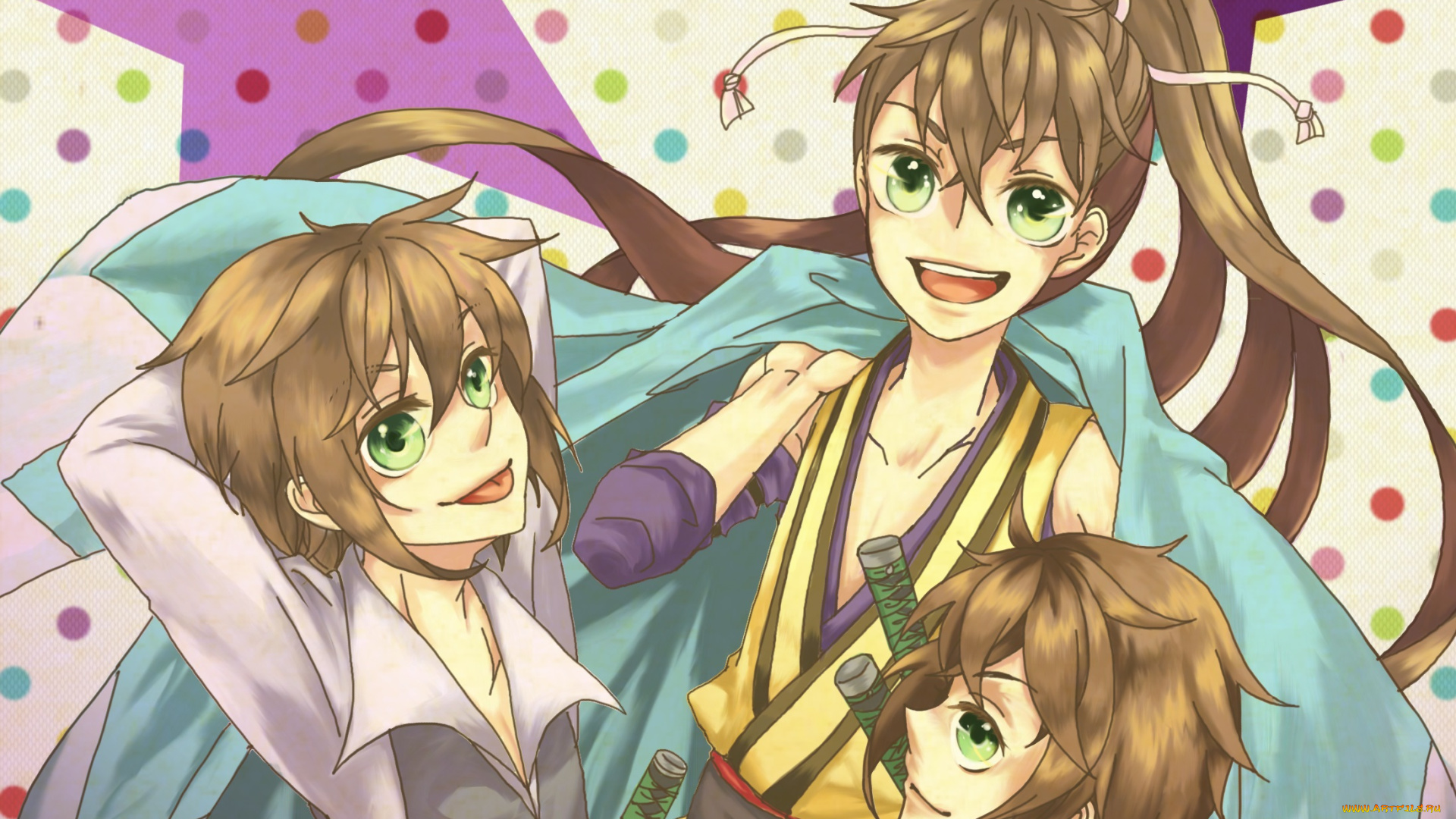 аниме, hakuouki, toudou, heisuke