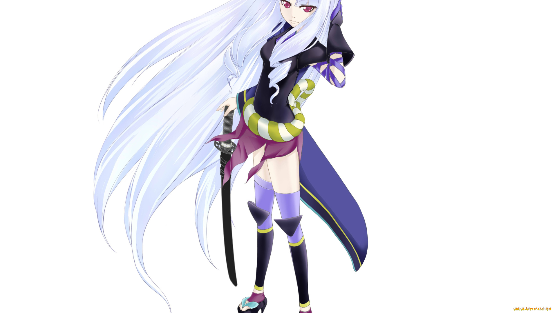 аниме, katanagatari, togame