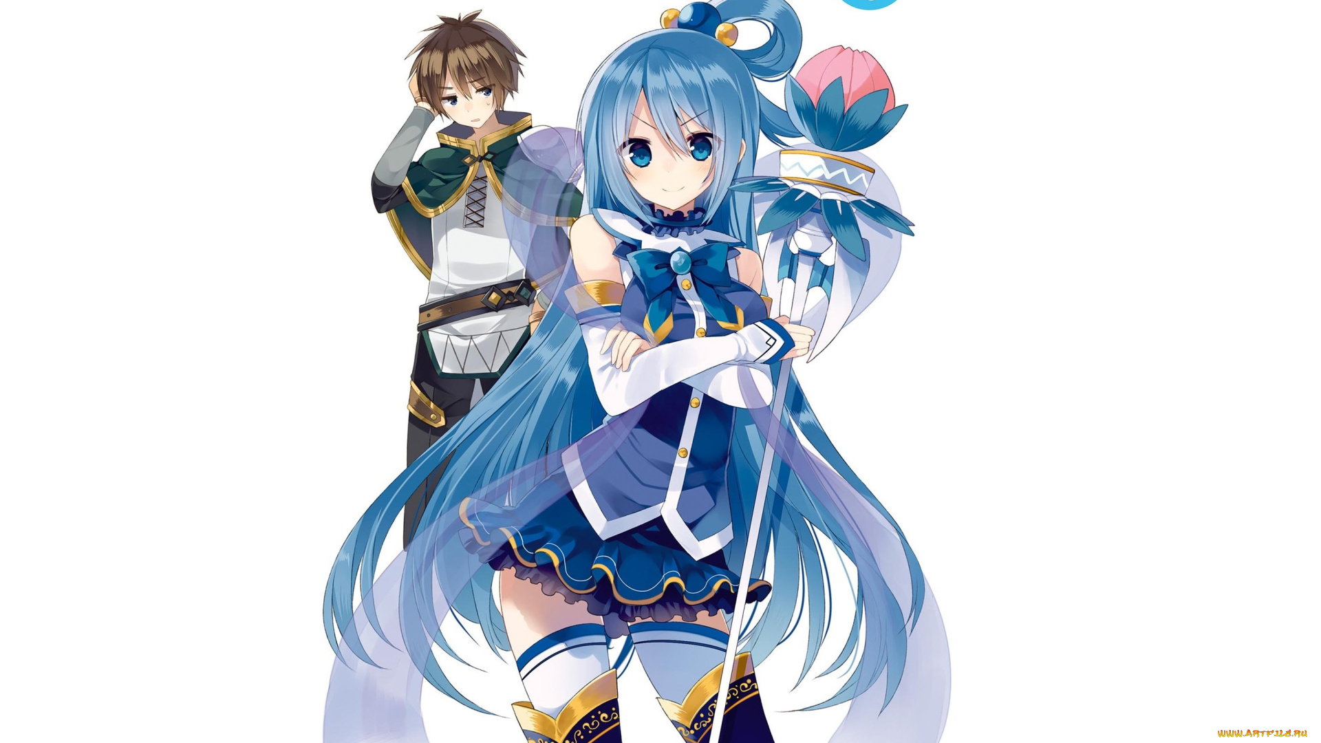 аниме, kono, subarashii, sekai, ni, shukufuku, wo, satou, kazuma, aqua