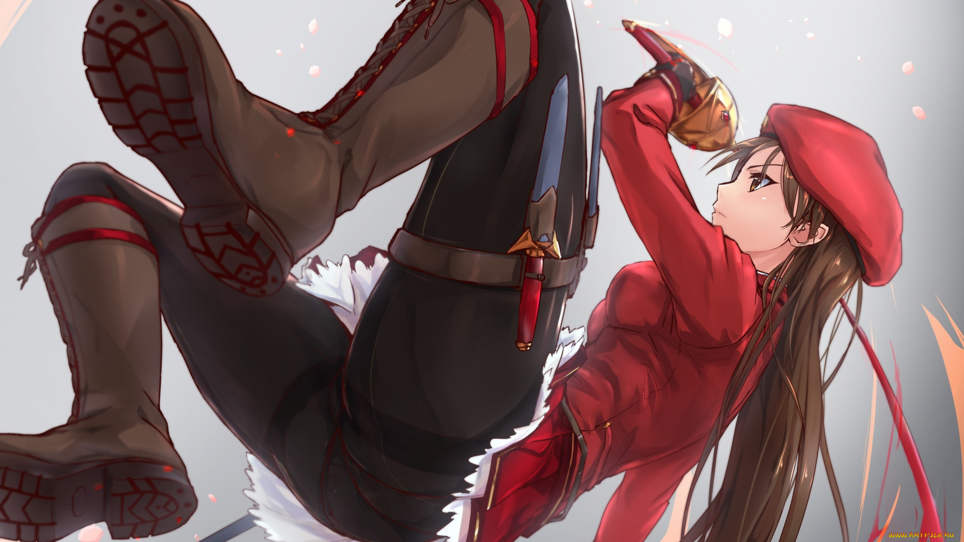 аниме, оружие, , техника, , технологии, девушкa