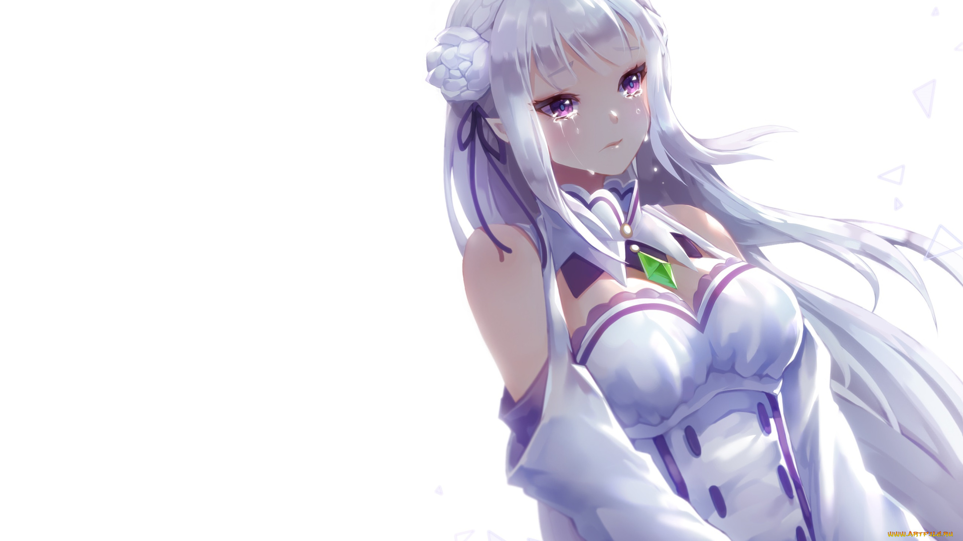 аниме, re, , zero, kara, hajimeru, isekai, seikatsu, эмилия