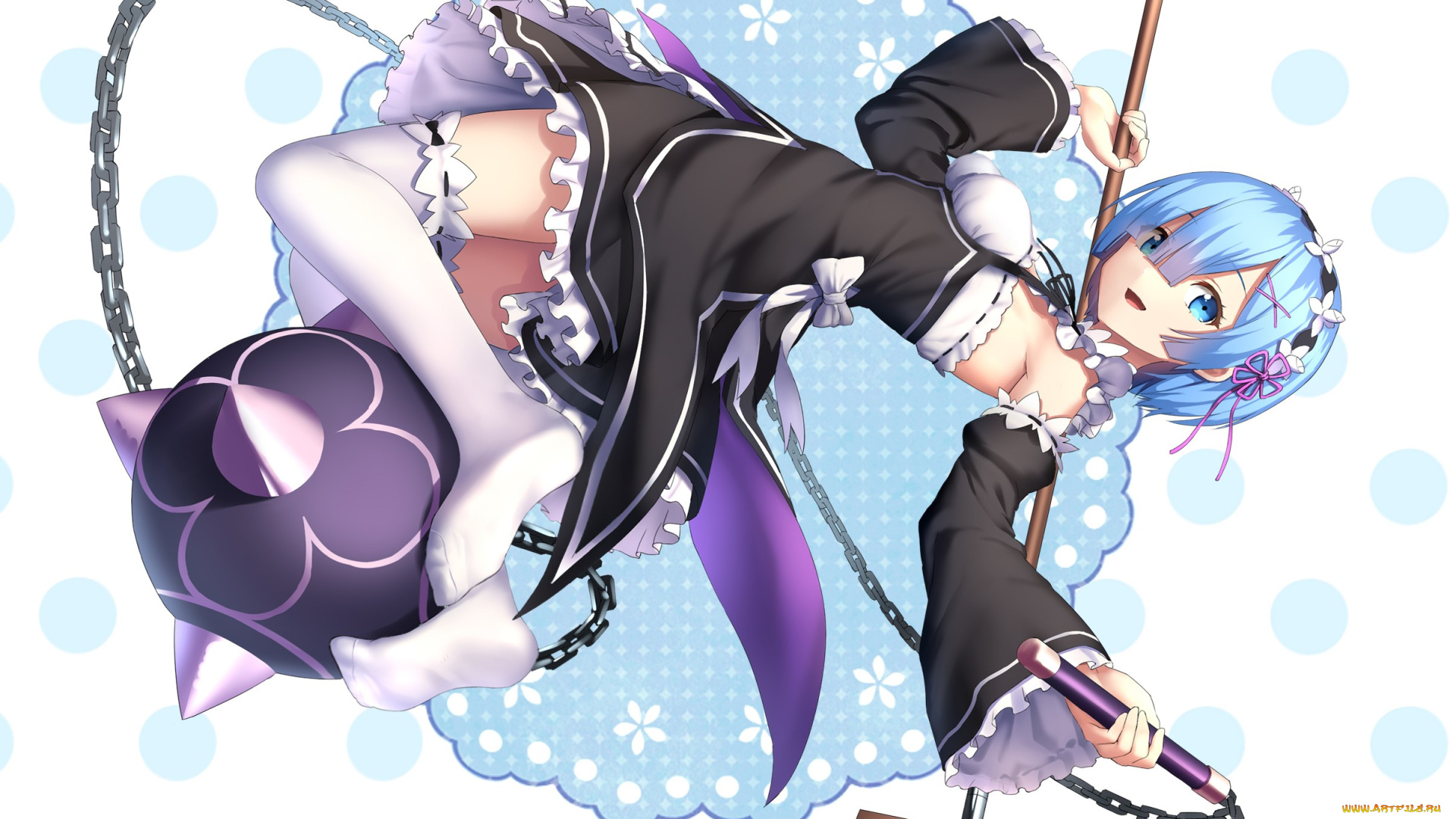 аниме, re, , zero, kara, hajimeru, isekai, seikatsu, rem