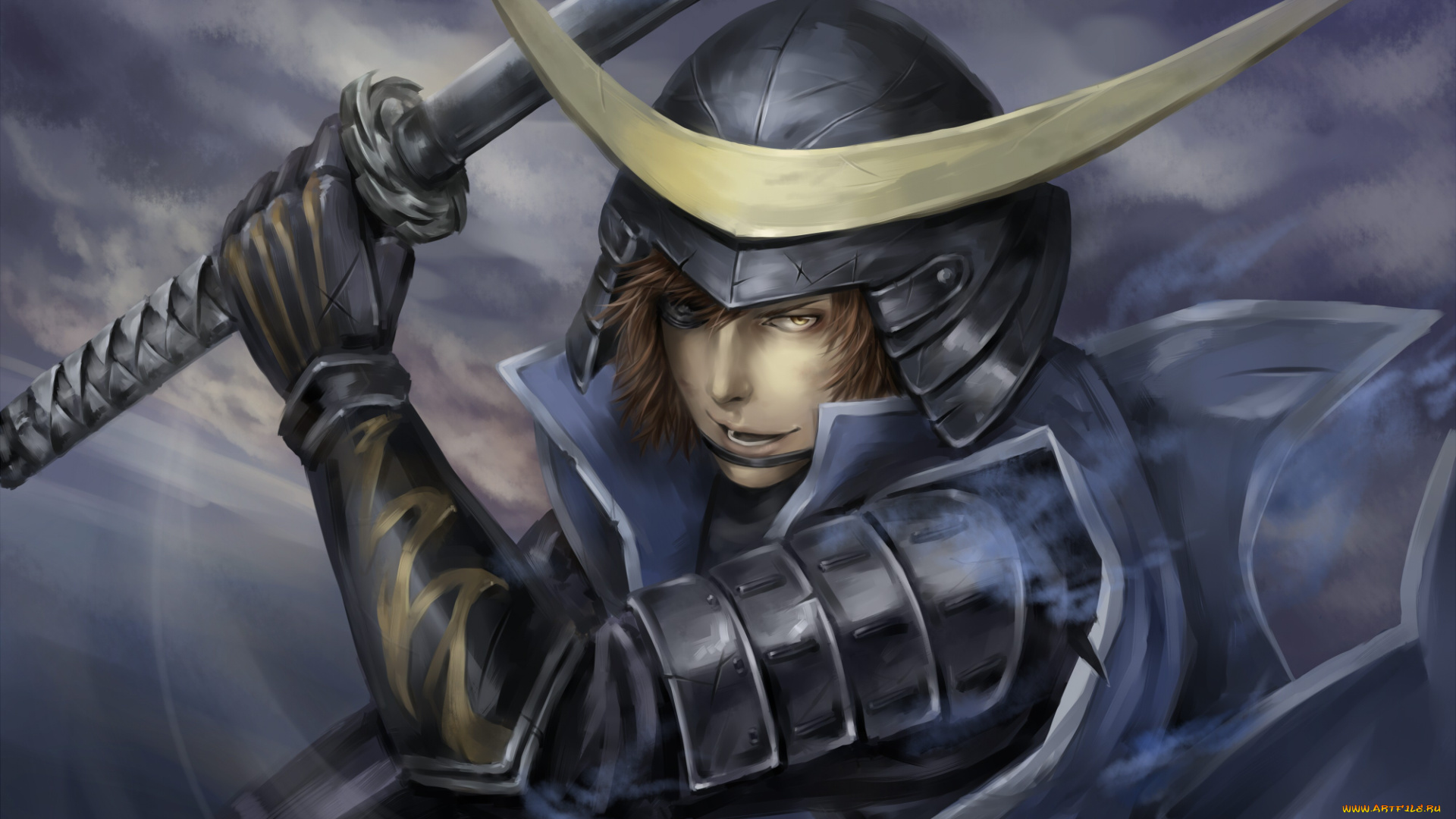 аниме, sengoku, basara, date, masamune
