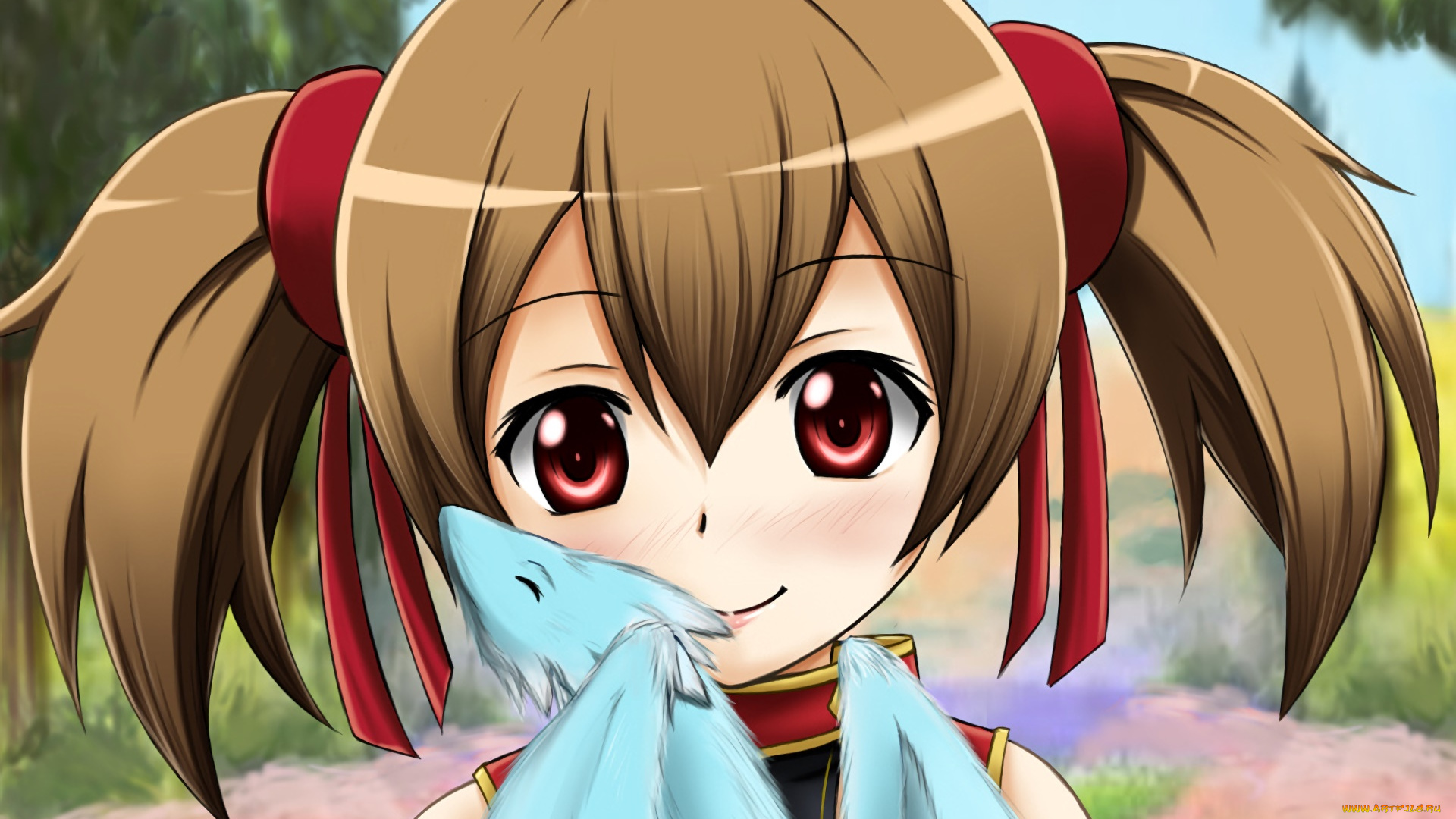 аниме, sword, art, online, девушка, взгляд, фон