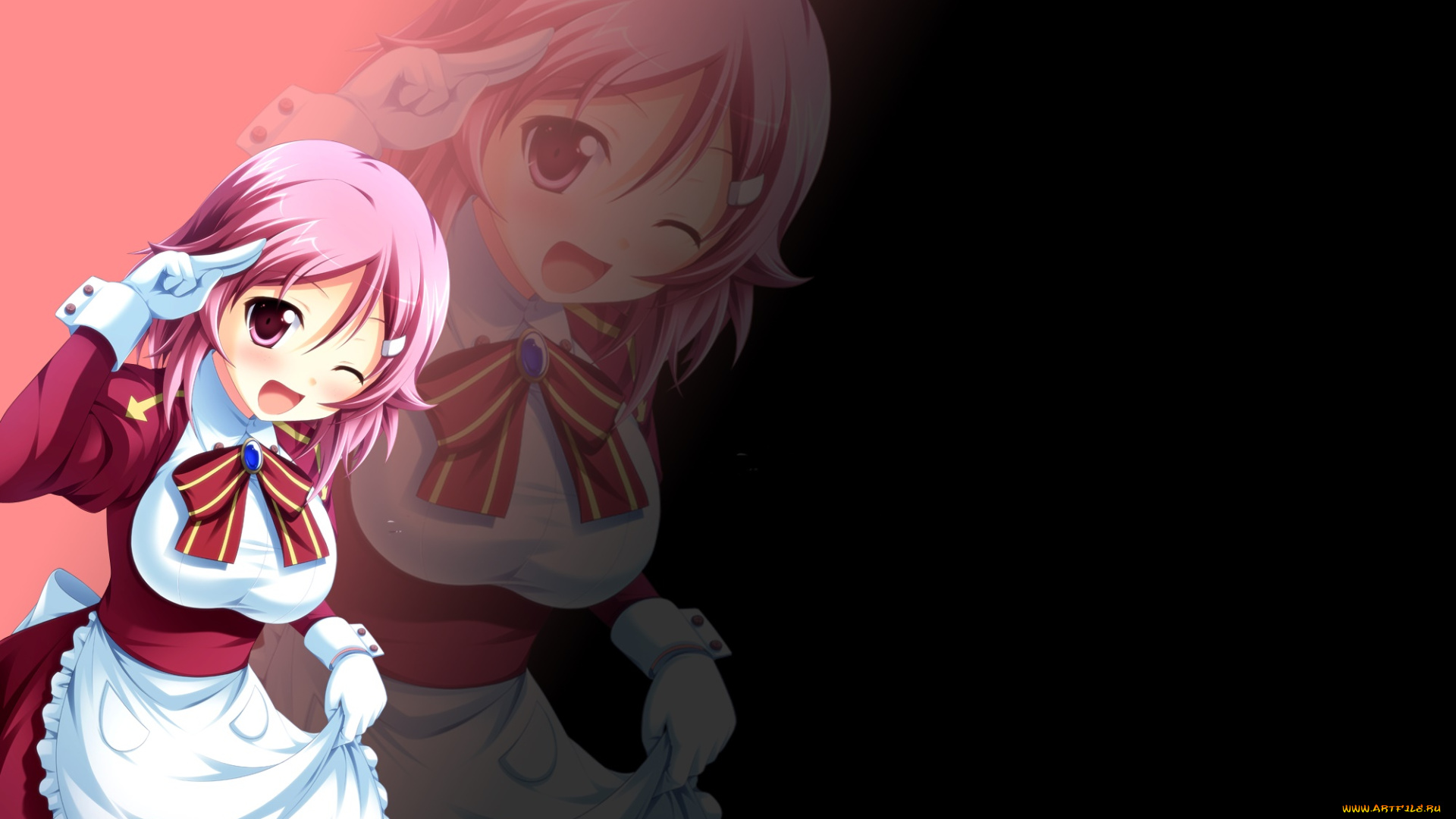 аниме, sword, art, online, девушка, взгляд, фон