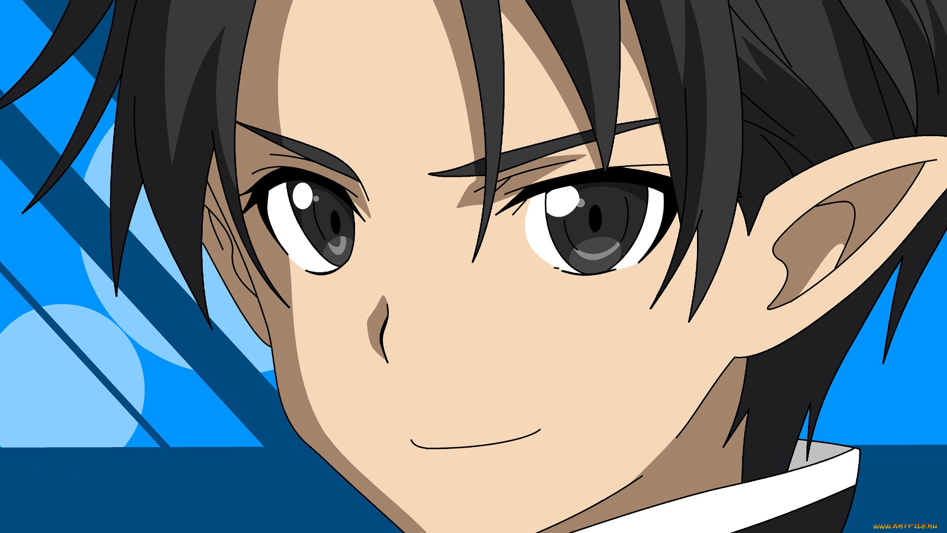 аниме, sword, art, online, фон, взгляд, девушка