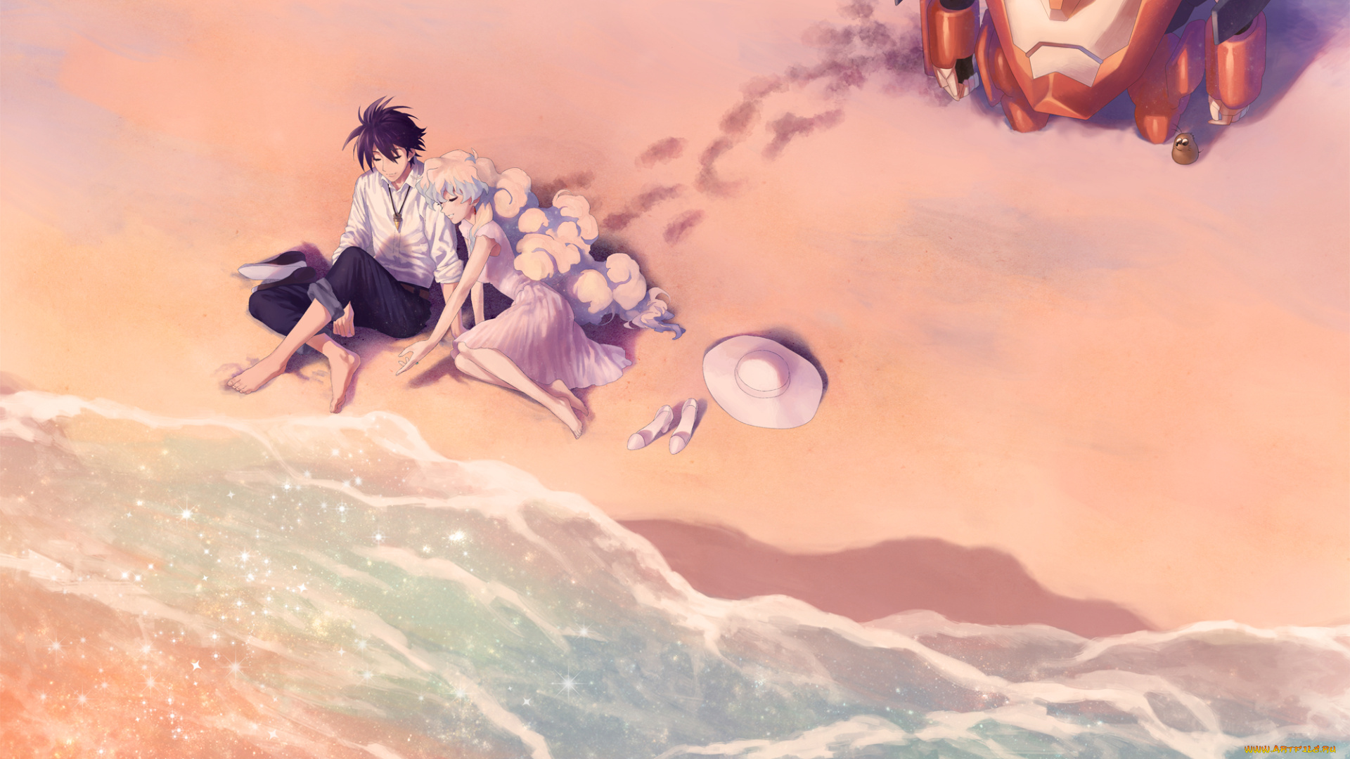 аниме, tengen, toppa, gurren-lagann, ния, симон