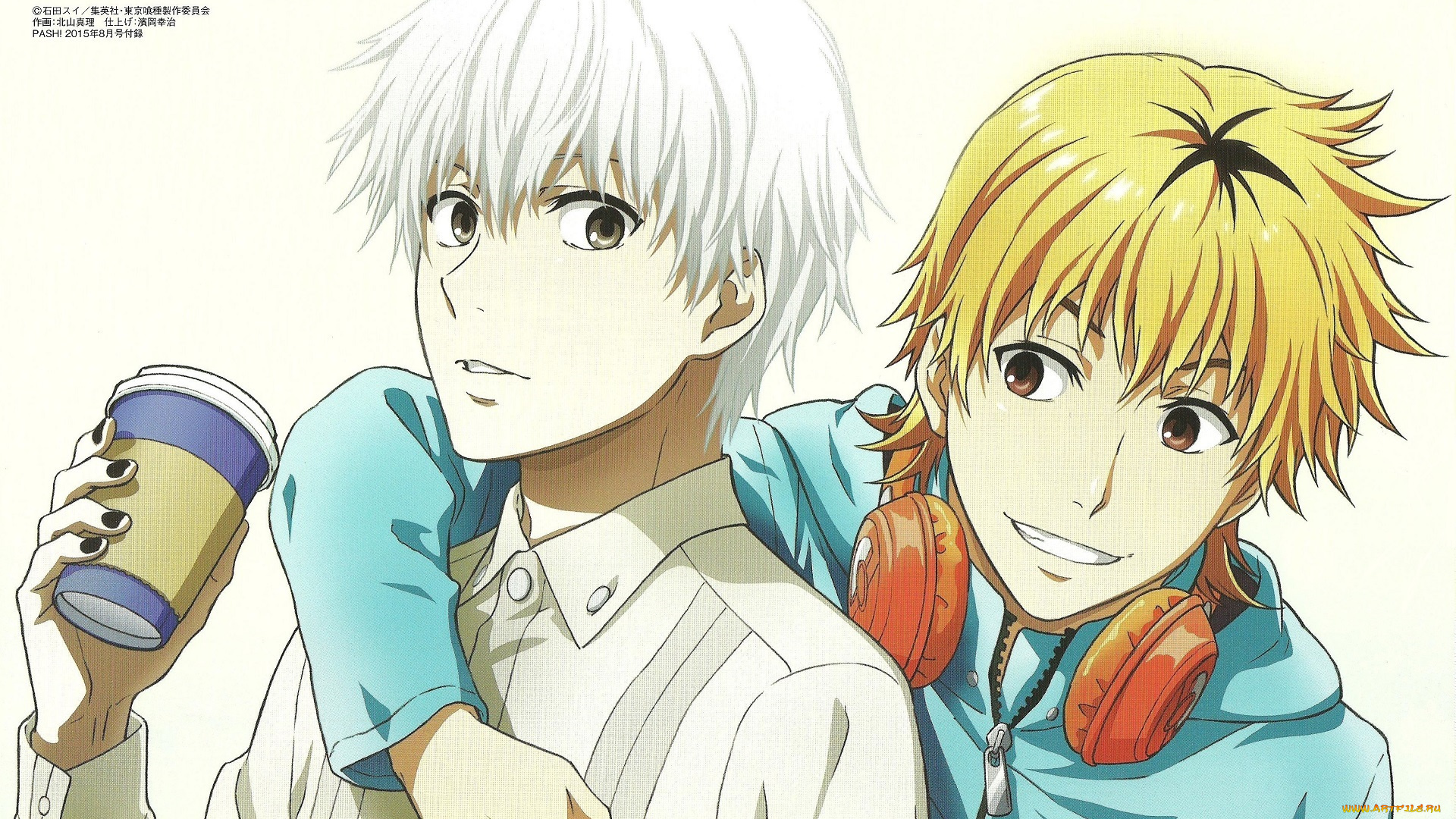 аниме, tokyo, ghoul, парни