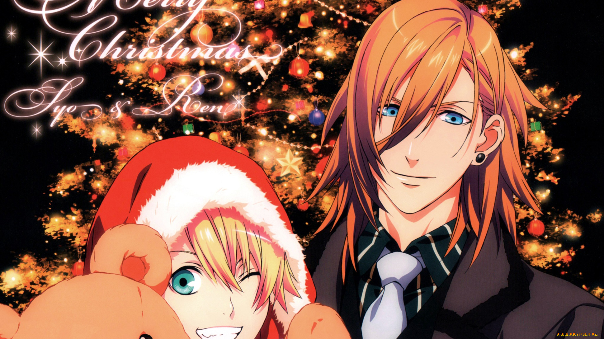 аниме, uta, no, prince-sama, парни