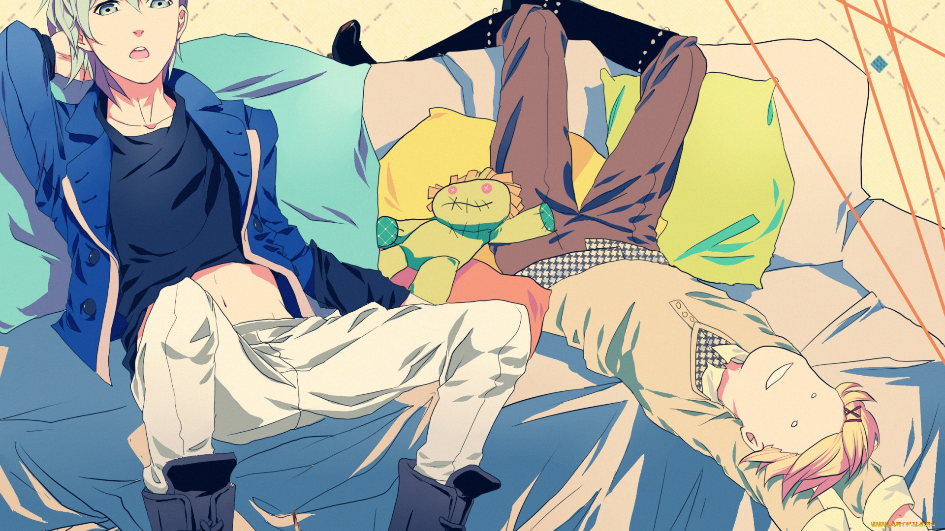 аниме, uta, no, prince-sama, парни