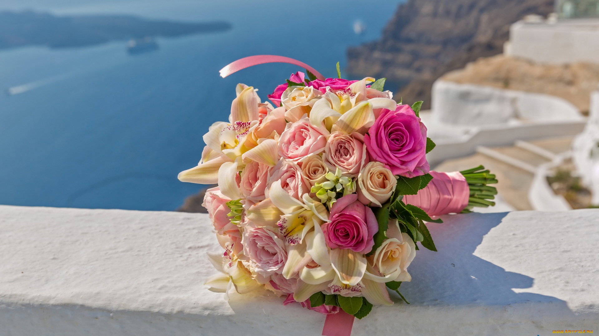 цветы, букеты, , композиции, орхидеи, розы