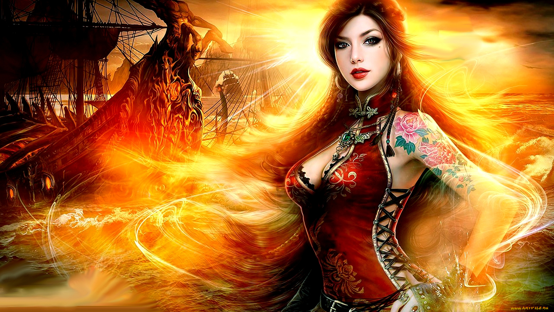 fantasy, фэнтези, девушки, фэнтази