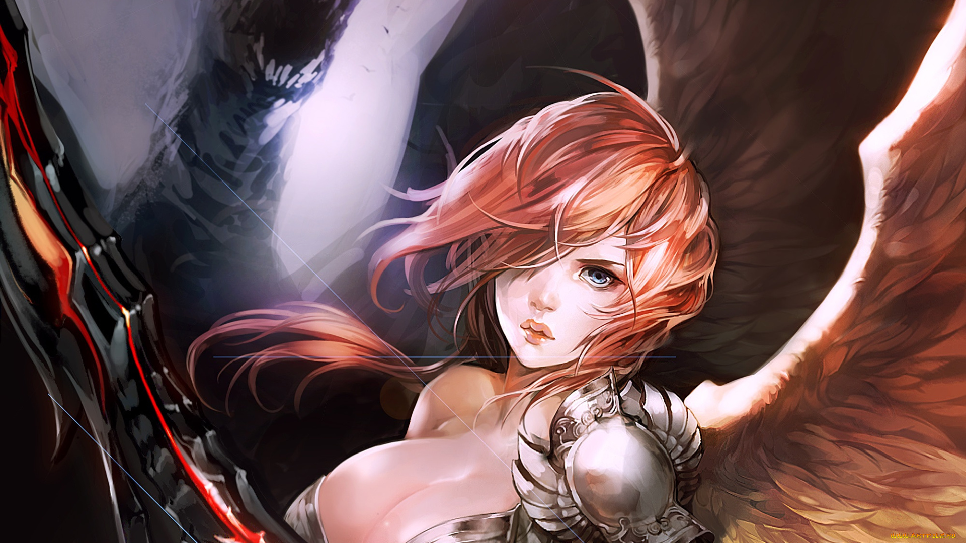 фэнтези, ангелы, lsr