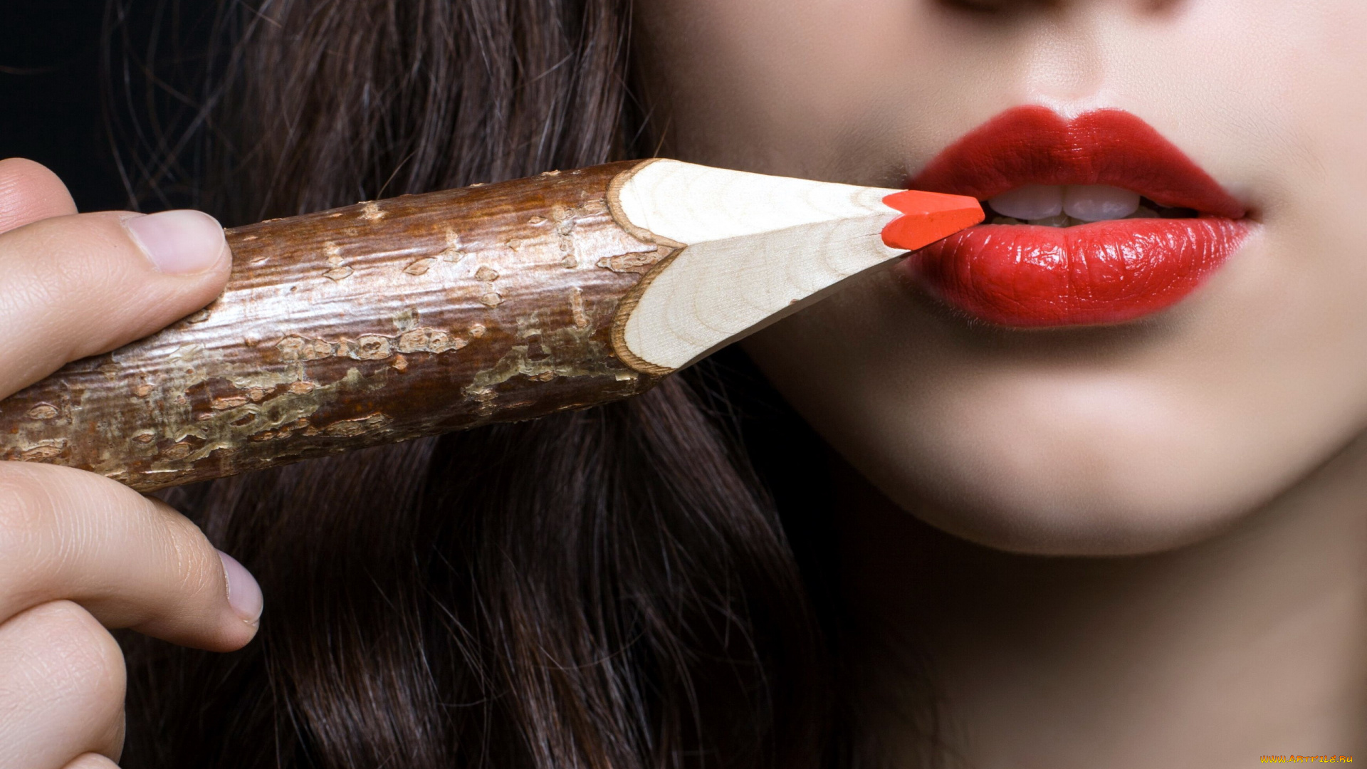 разное, губы, карандаш