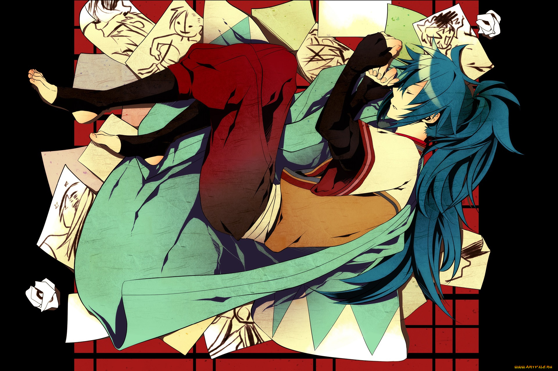 аниме, hakuouki, ryunosuke, ibuki