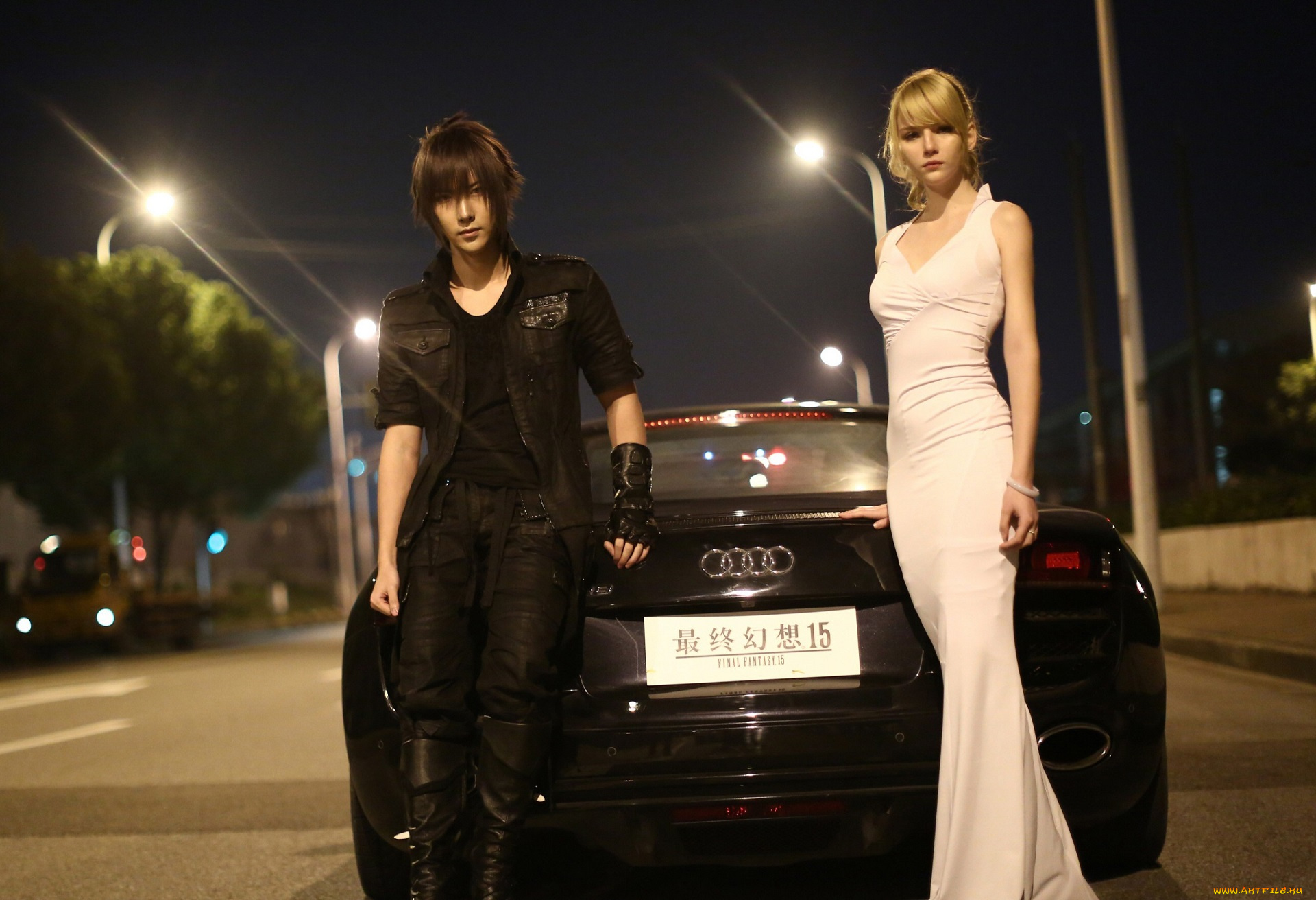 разное, cosplay, , косплей, noctis, lucis, caelum, final, fantasy, luna, 15, lamborghini