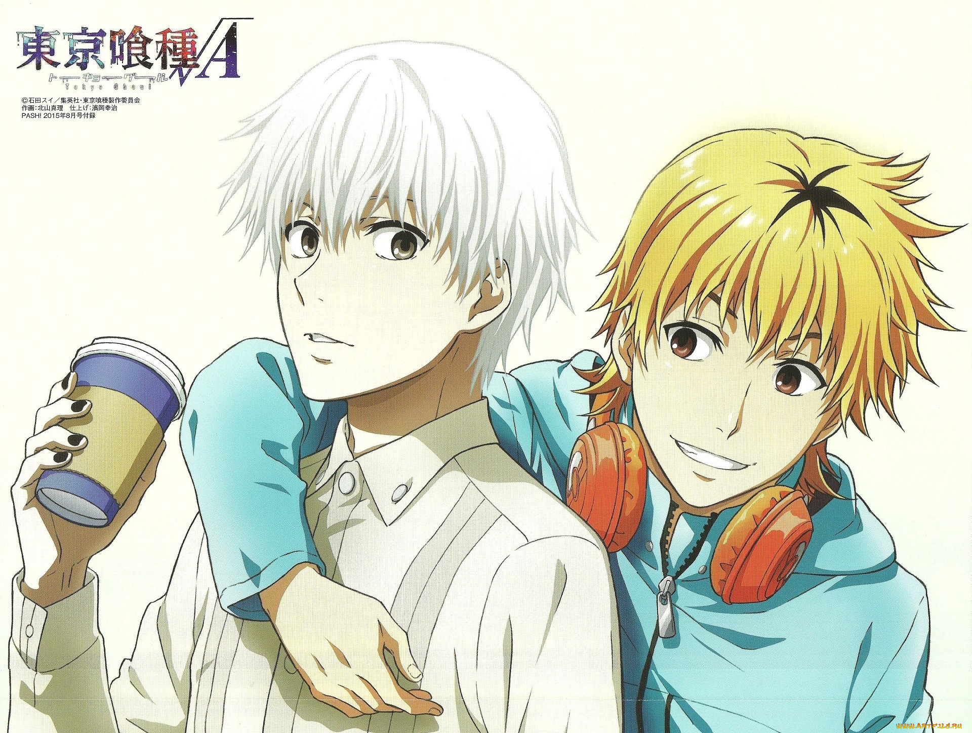 аниме, tokyo, ghoul, парни