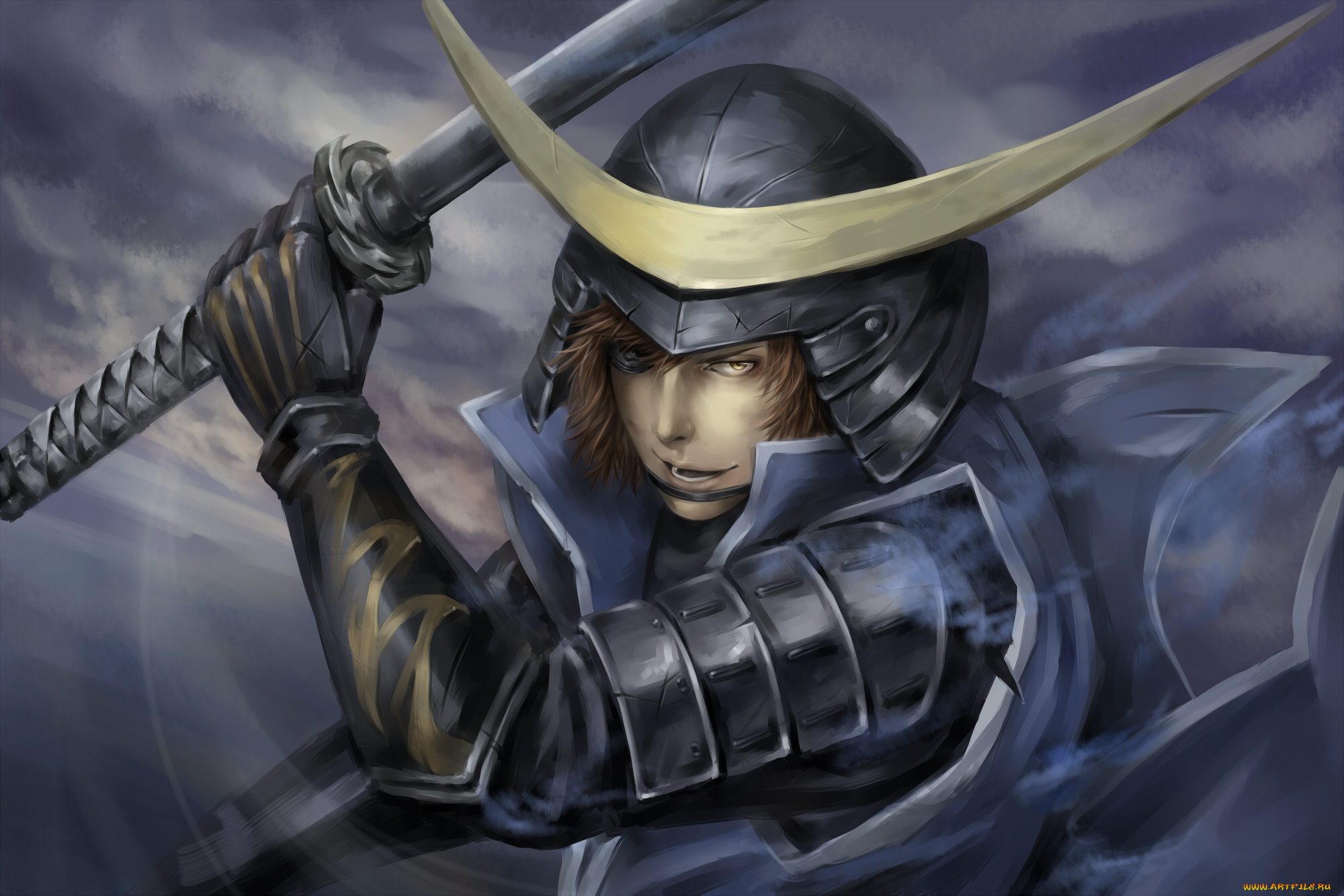 аниме, sengoku, basara, date, masamune