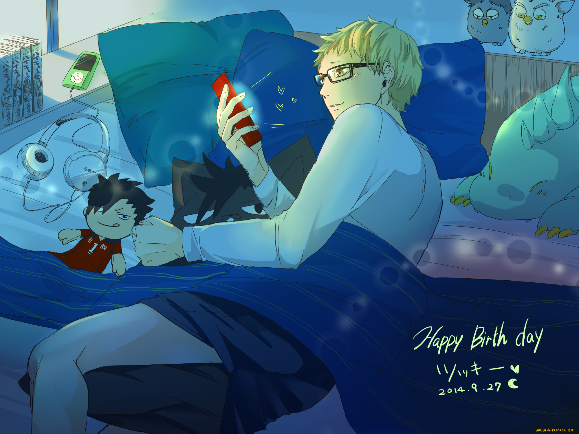 аниме, haikyuu, tsukishima, kei