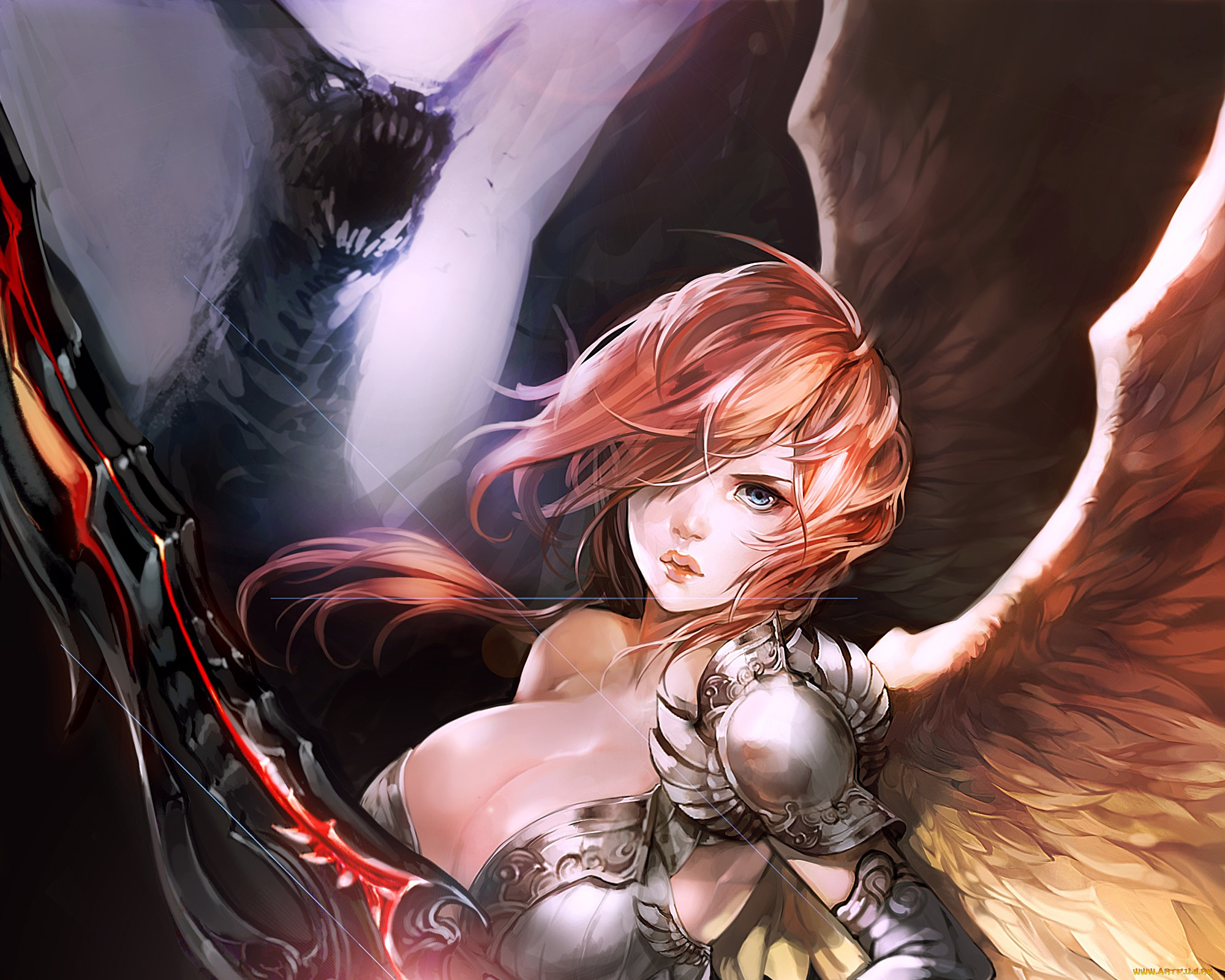 фэнтези, ангелы, lsr